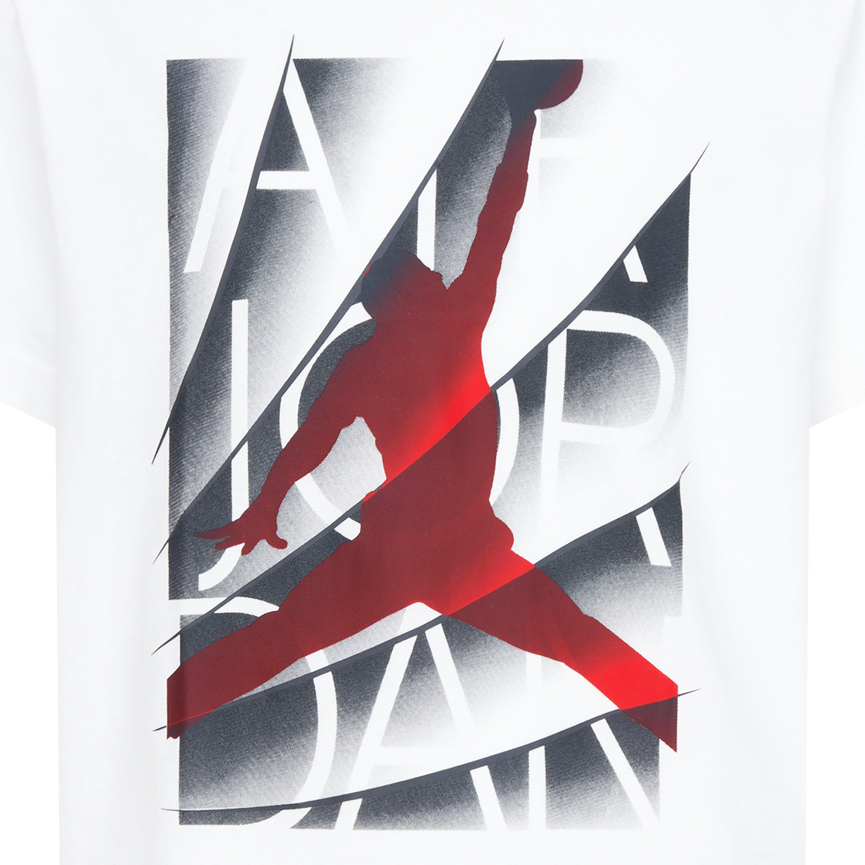Jordan Retro 12 Big Boys' White Tee