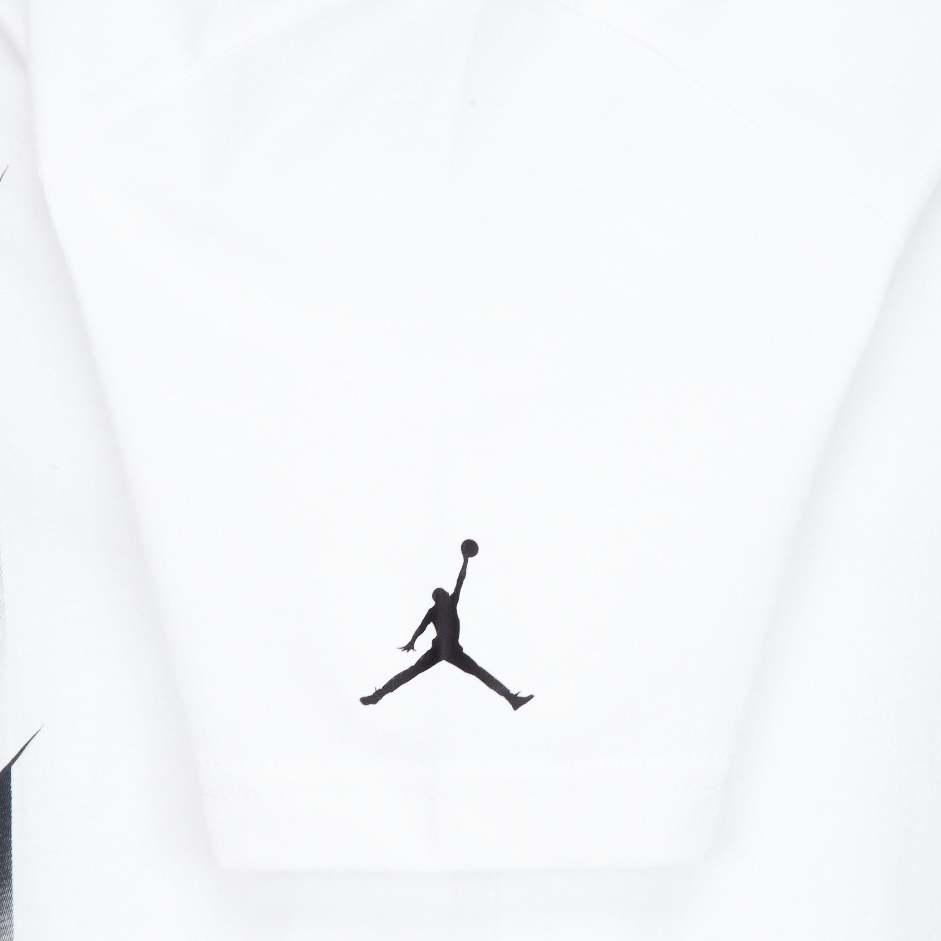 Jordan Retro 12 Big Boys' White Tee
