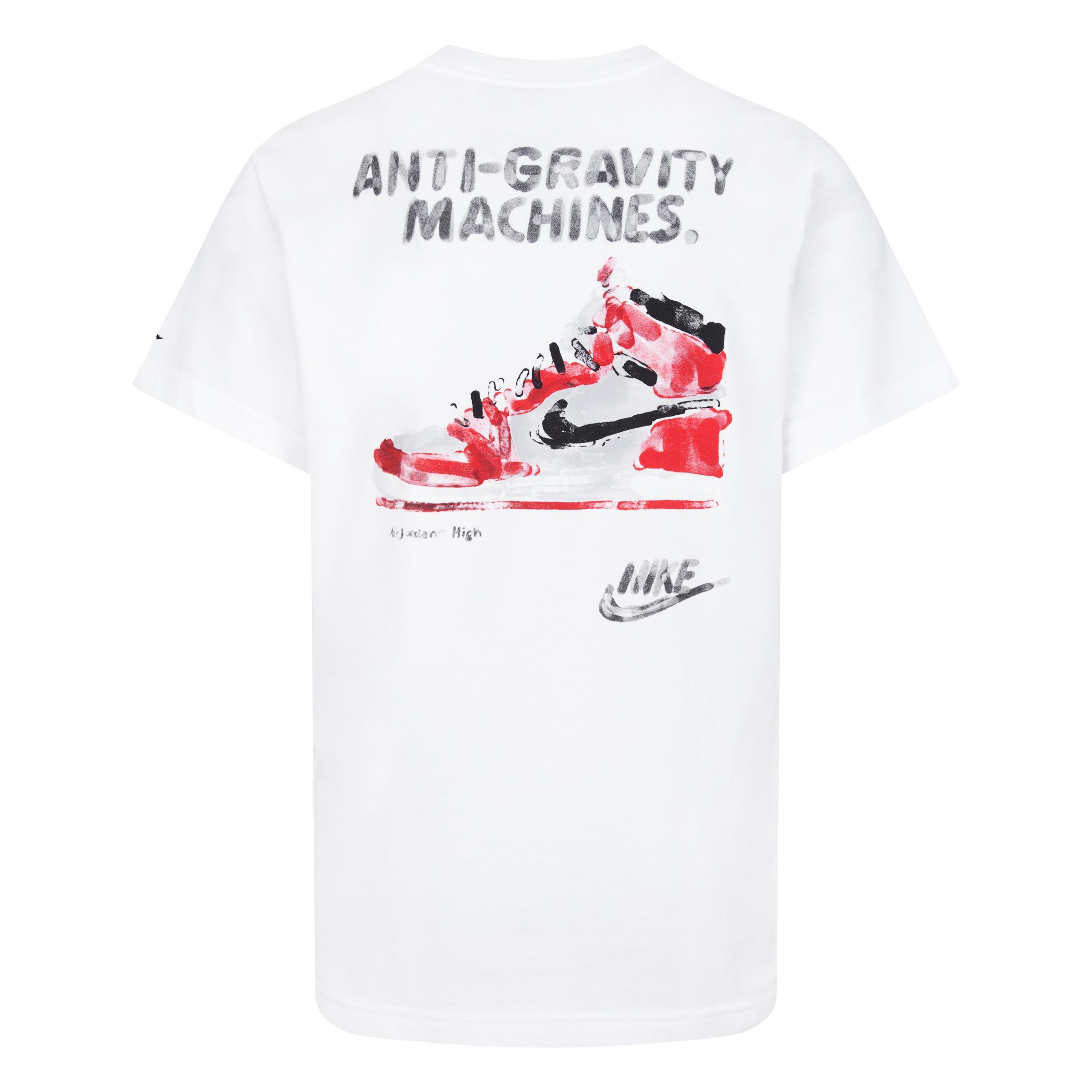 Jordan Big Boys' Anti-Gravity Tee - White - WHITE Thumbnail View 2