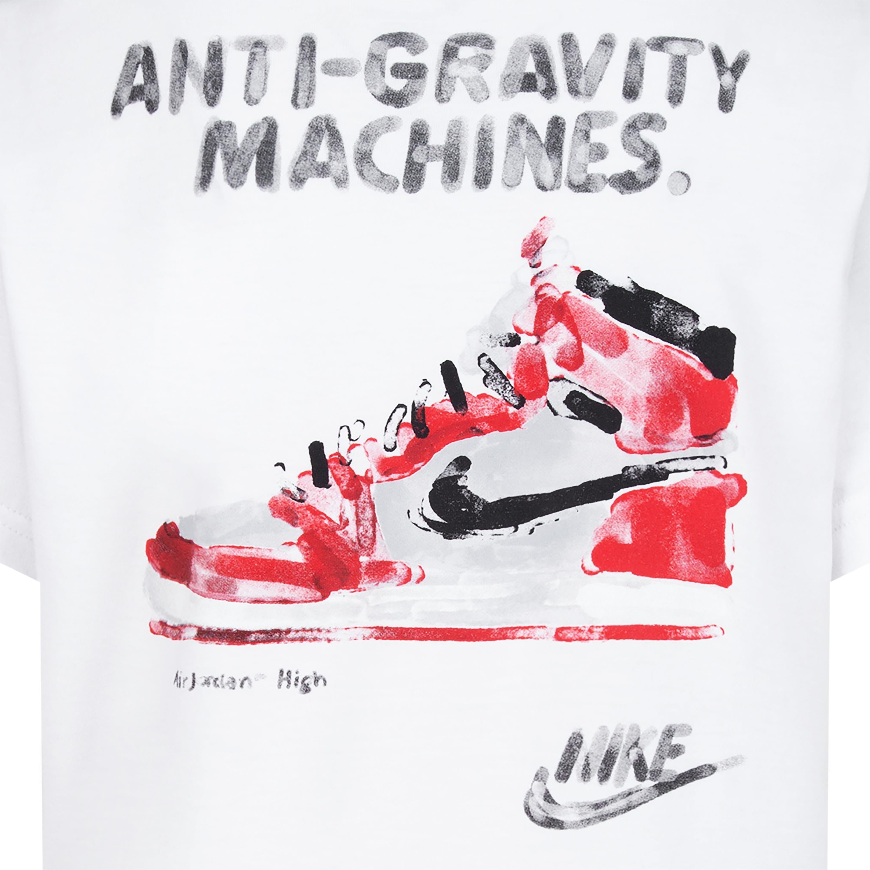 Jordan Big Boys' Anti-Gravity Tee - White - WHITE Thumbnail View 3