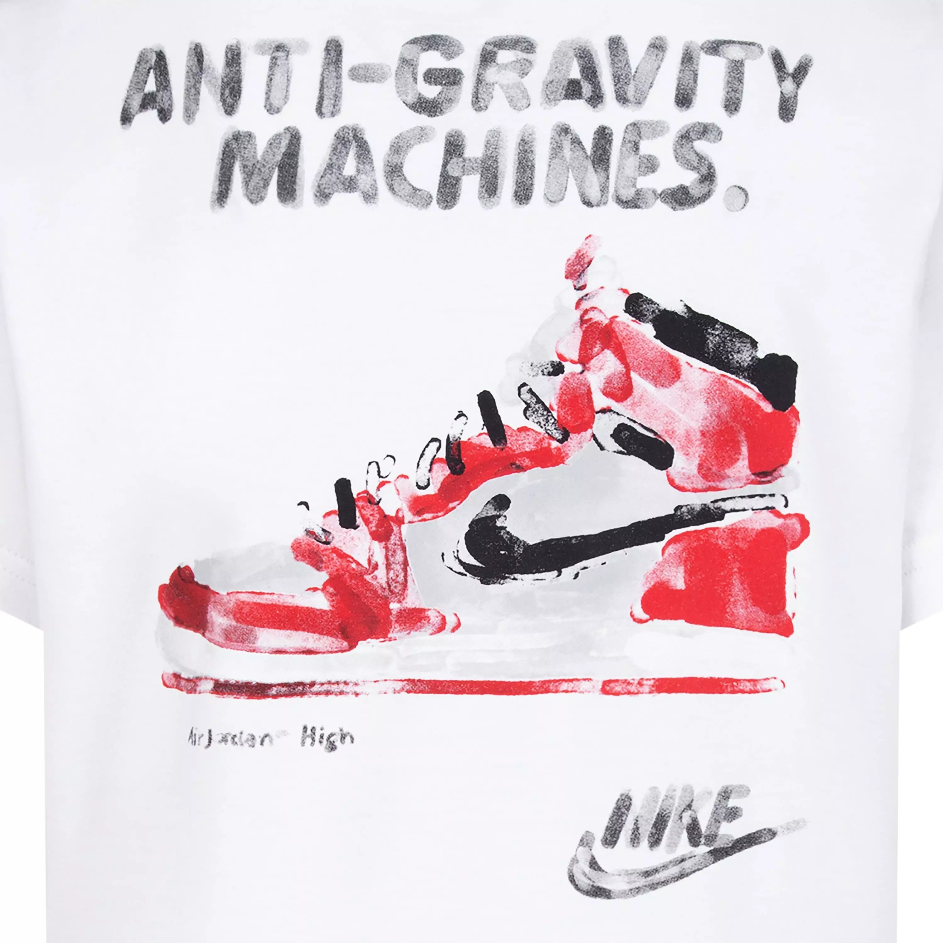 Jordan Big Boys' Anti-Gravity Tee - White - WHITE