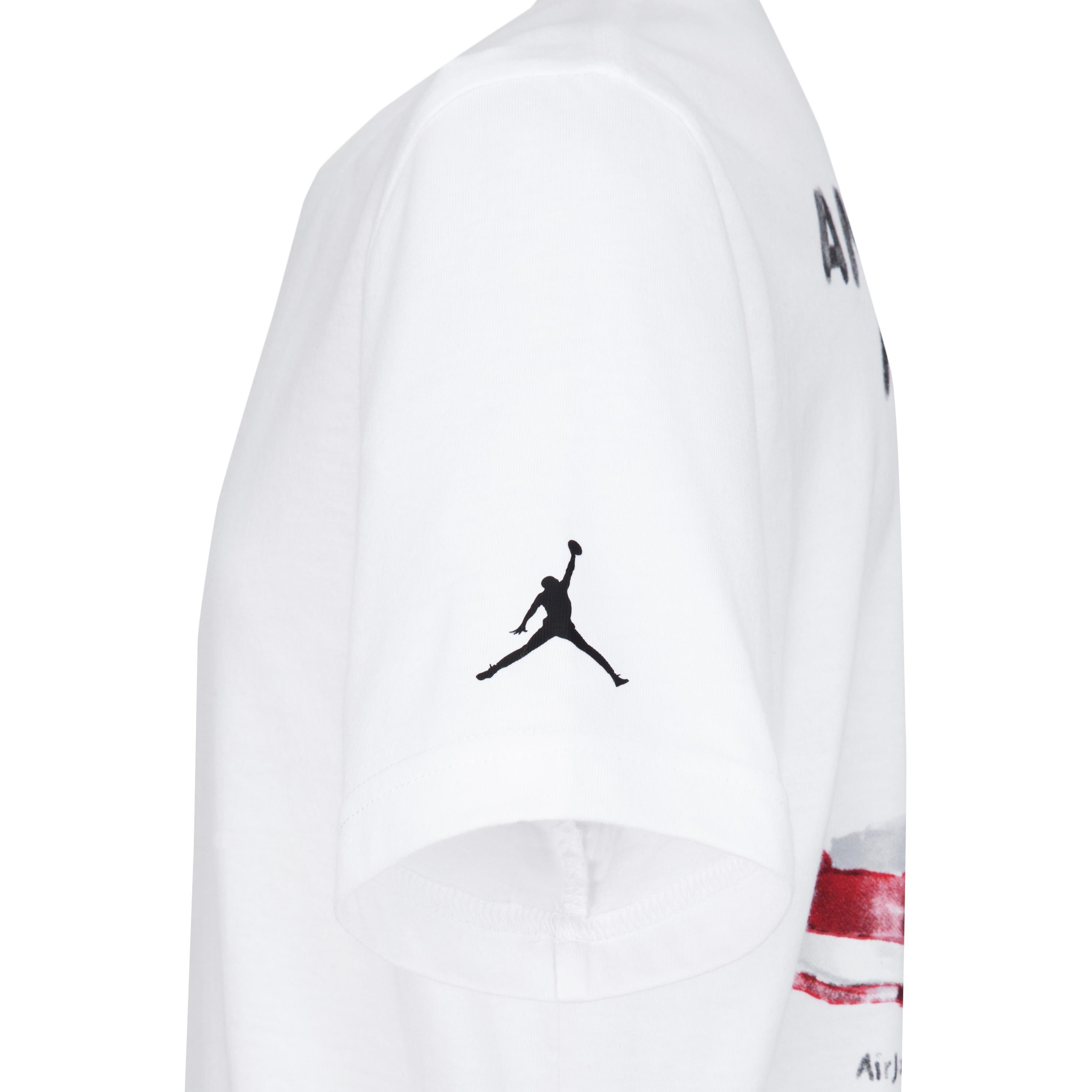 Jordan Big Boys' Anti-Gravity Tee - White - WHITE Thumbnail View 4