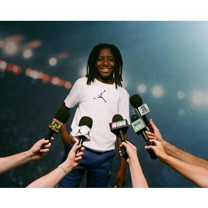 Jordan Big Boys' Anti-Gravity Tee - White