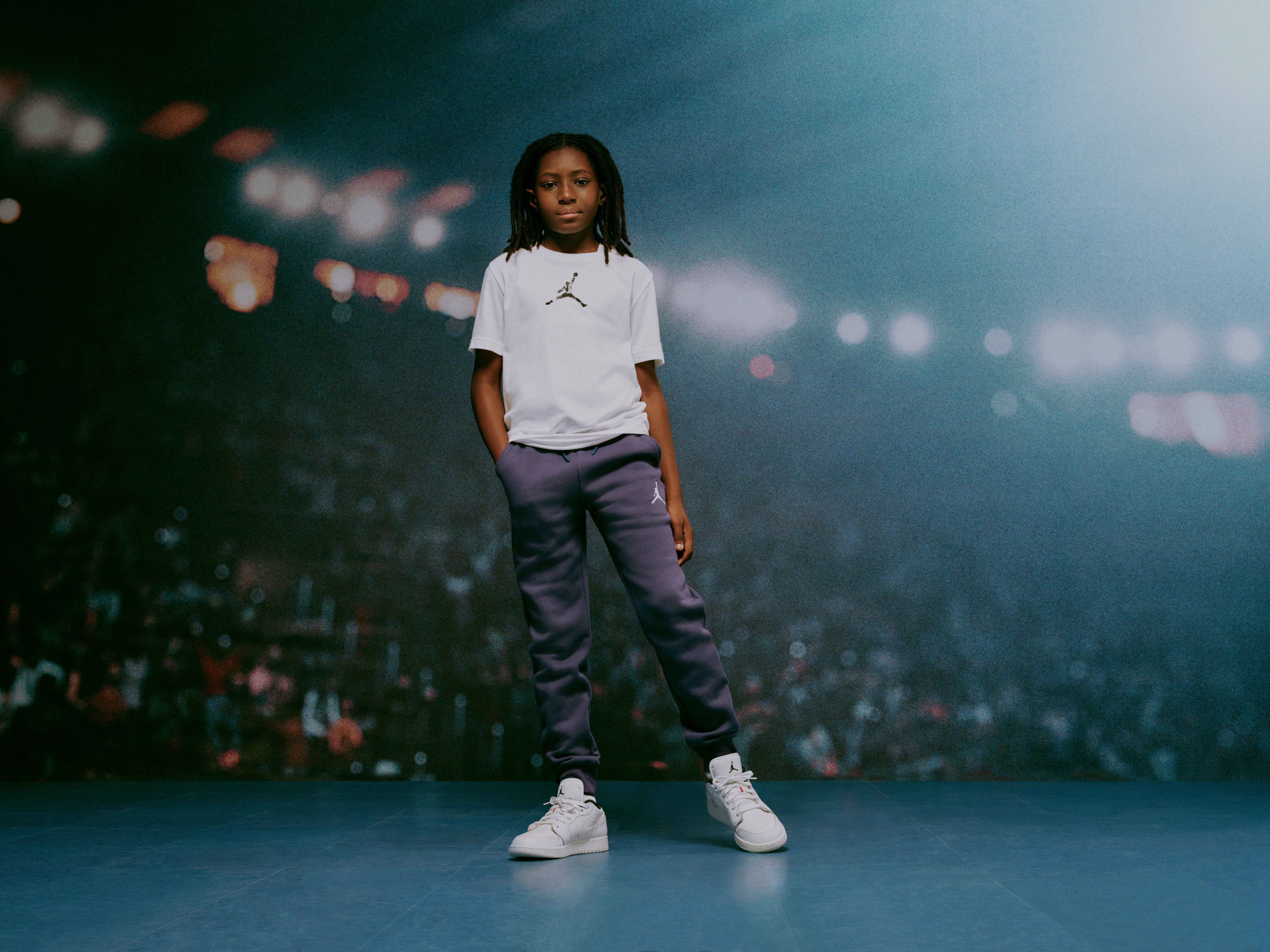 Jordan Big Boys' Anti-Gravity Tee - White - WHITE Thumbnail View 6