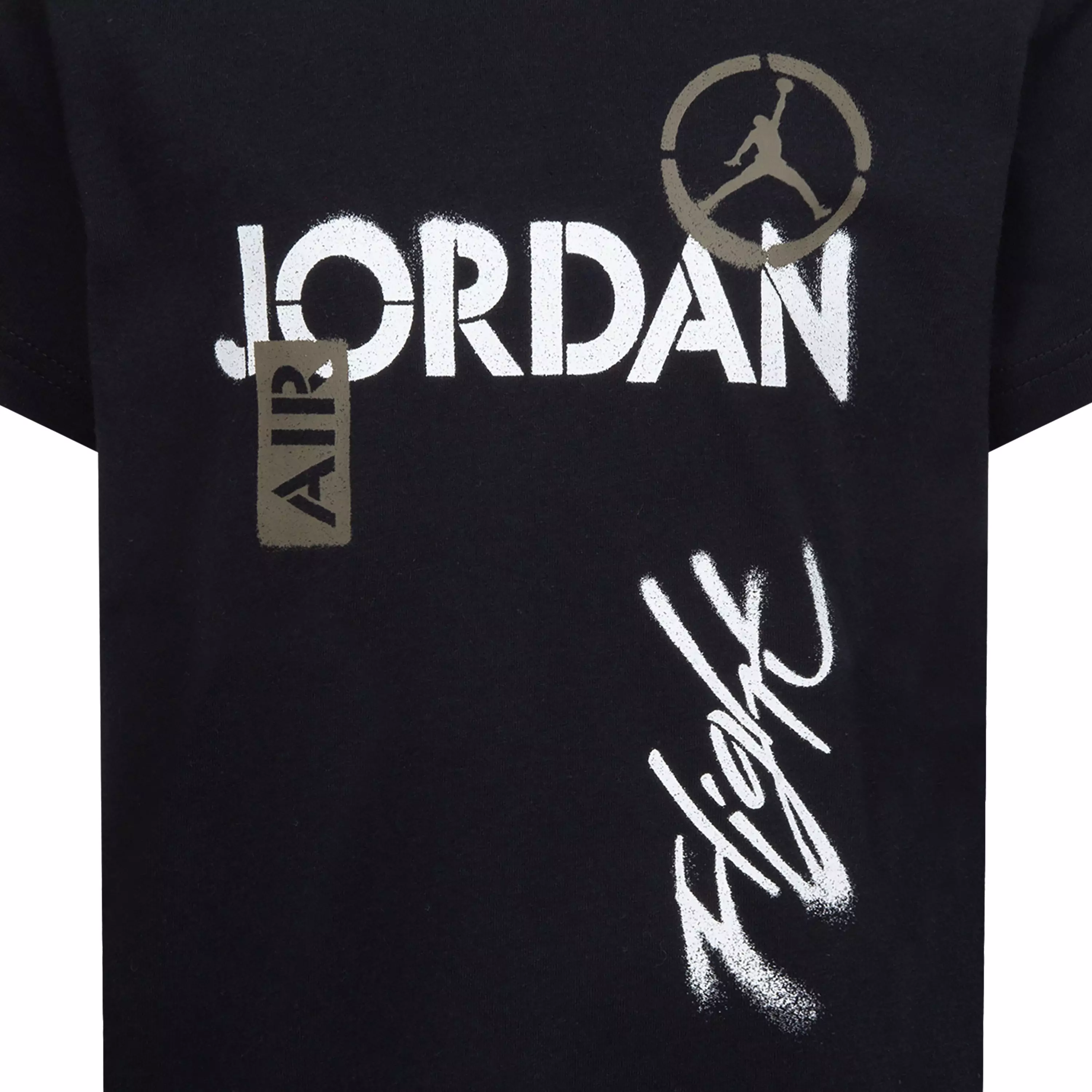 Jordan Big Boys' Retro 4 Craft Tee - Black - BLACK