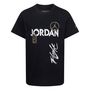 Jordan Big Boys' Retro 4 Craft Tee - Black