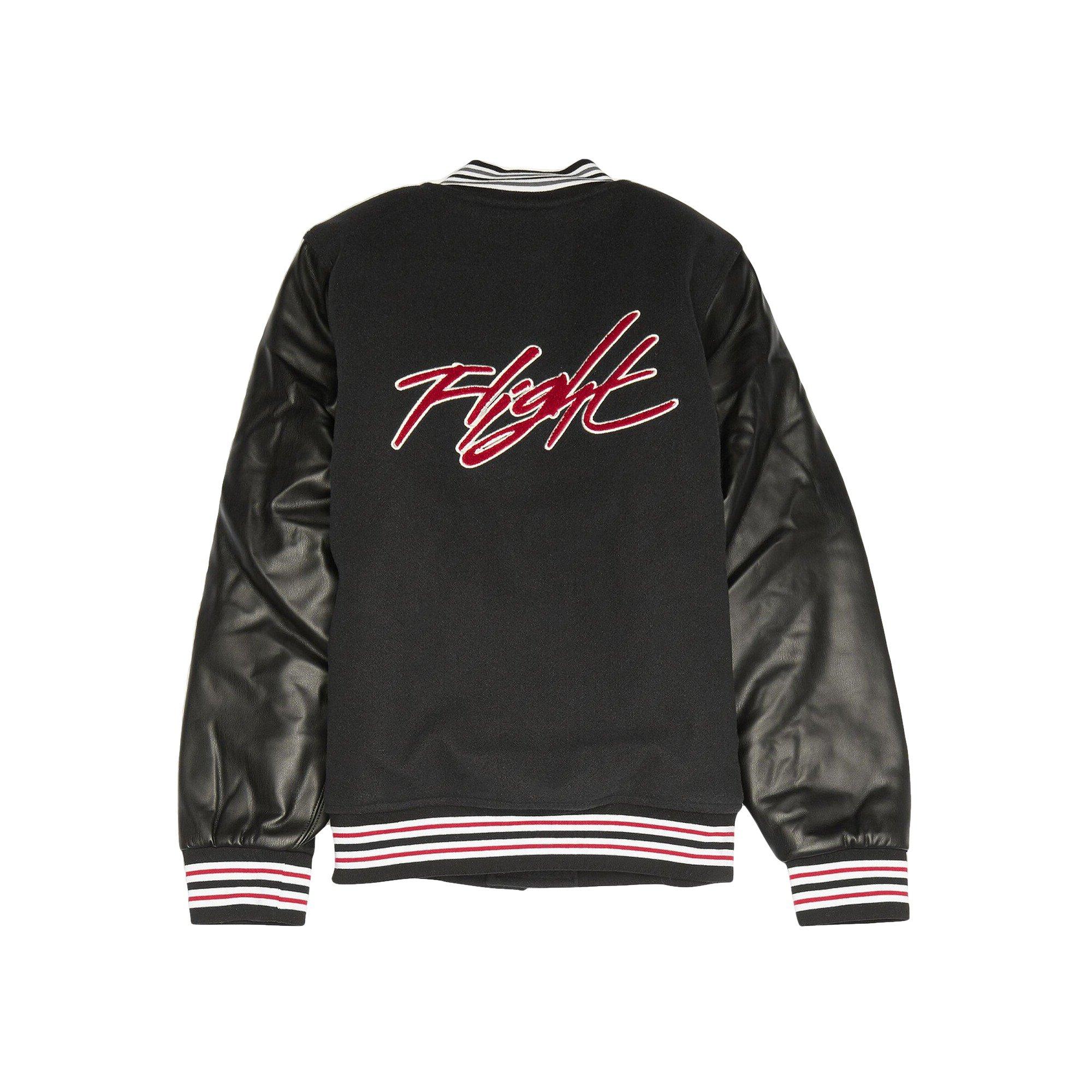 Jordan Big Boys' Varsity Jacket-Black - BLACK Thumbnail View 7