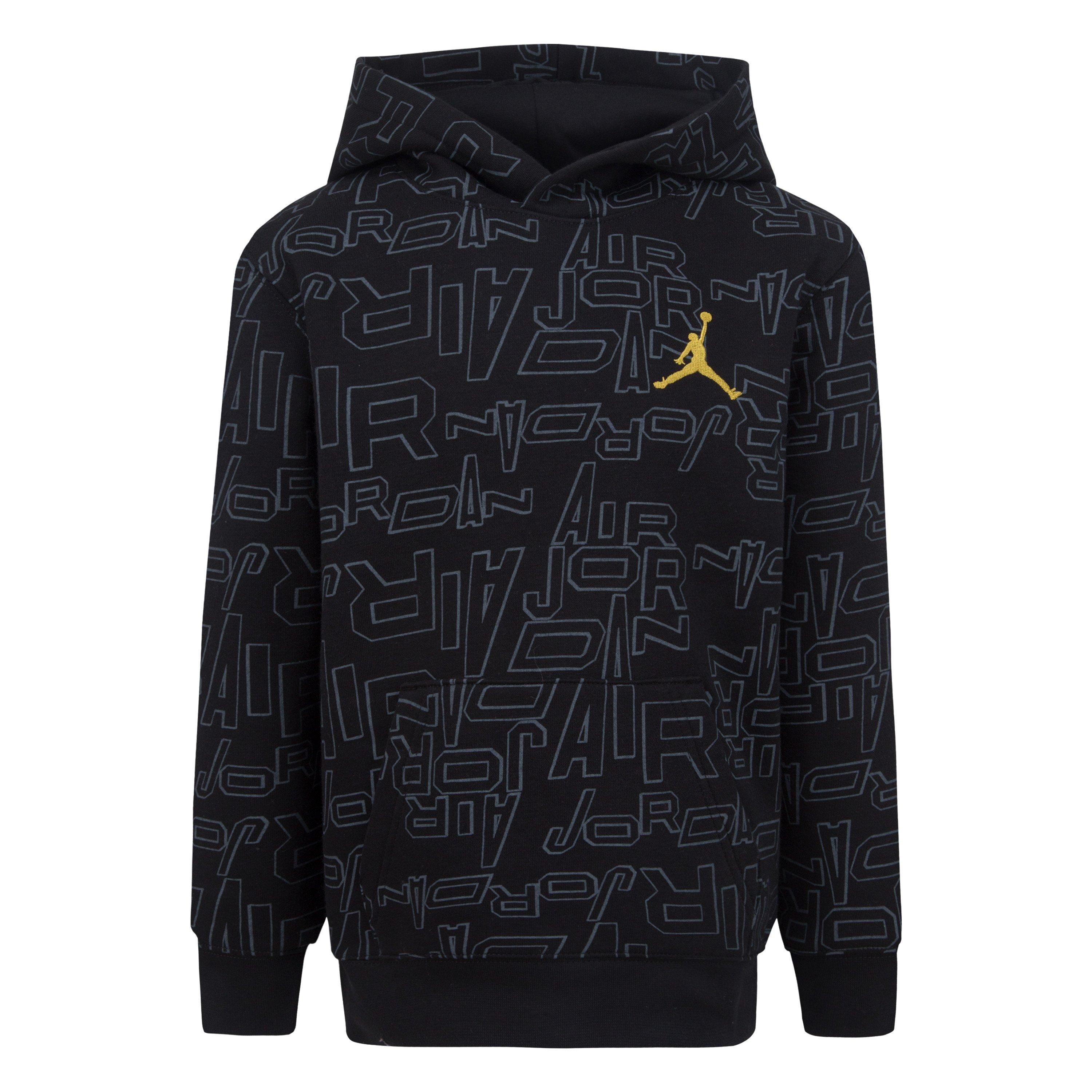 Black and gold air jordan hoodie sale