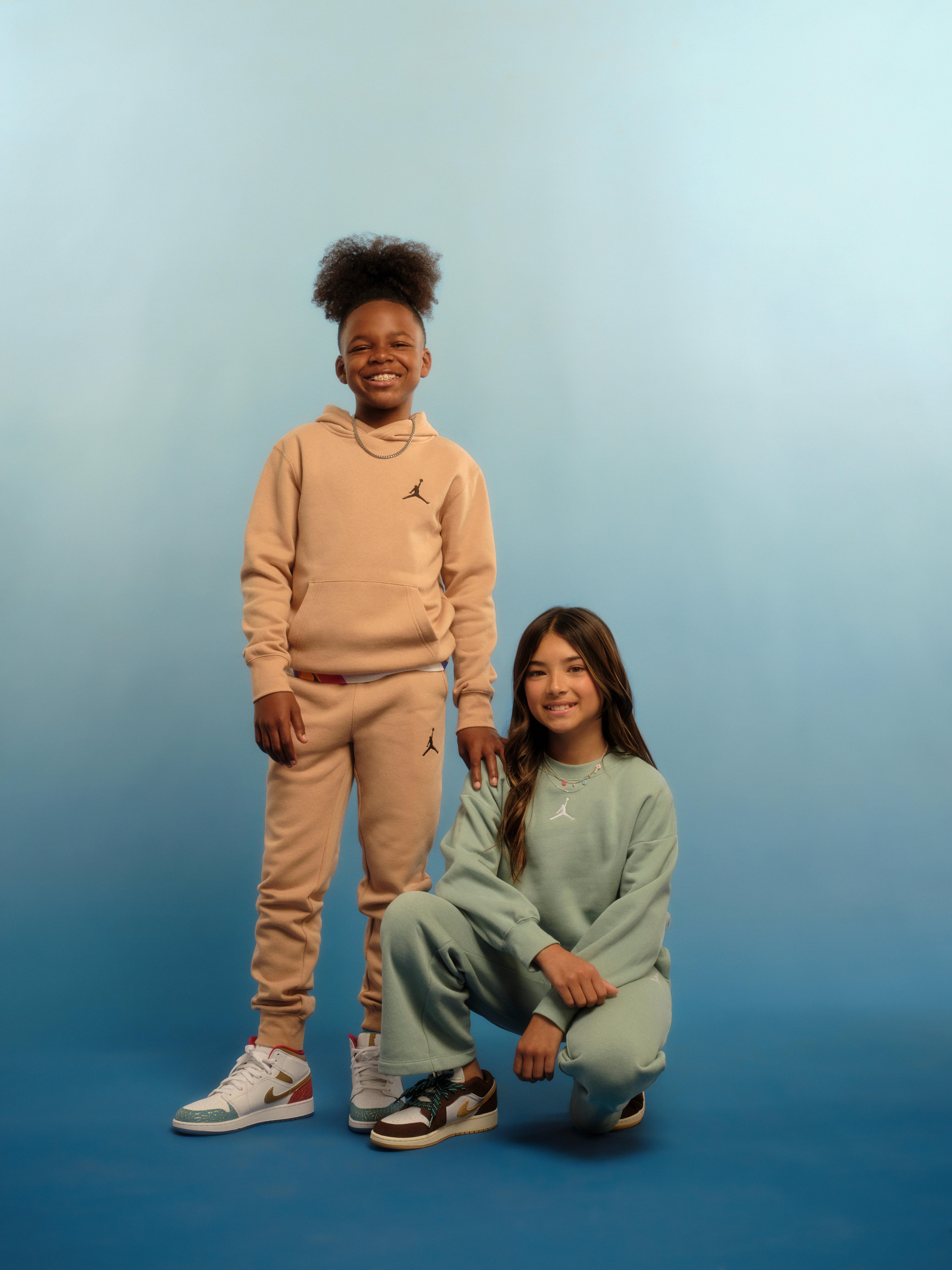 Jordan Big Boys' Essentials Pants - Hemp - TAN Thumbnail View 15