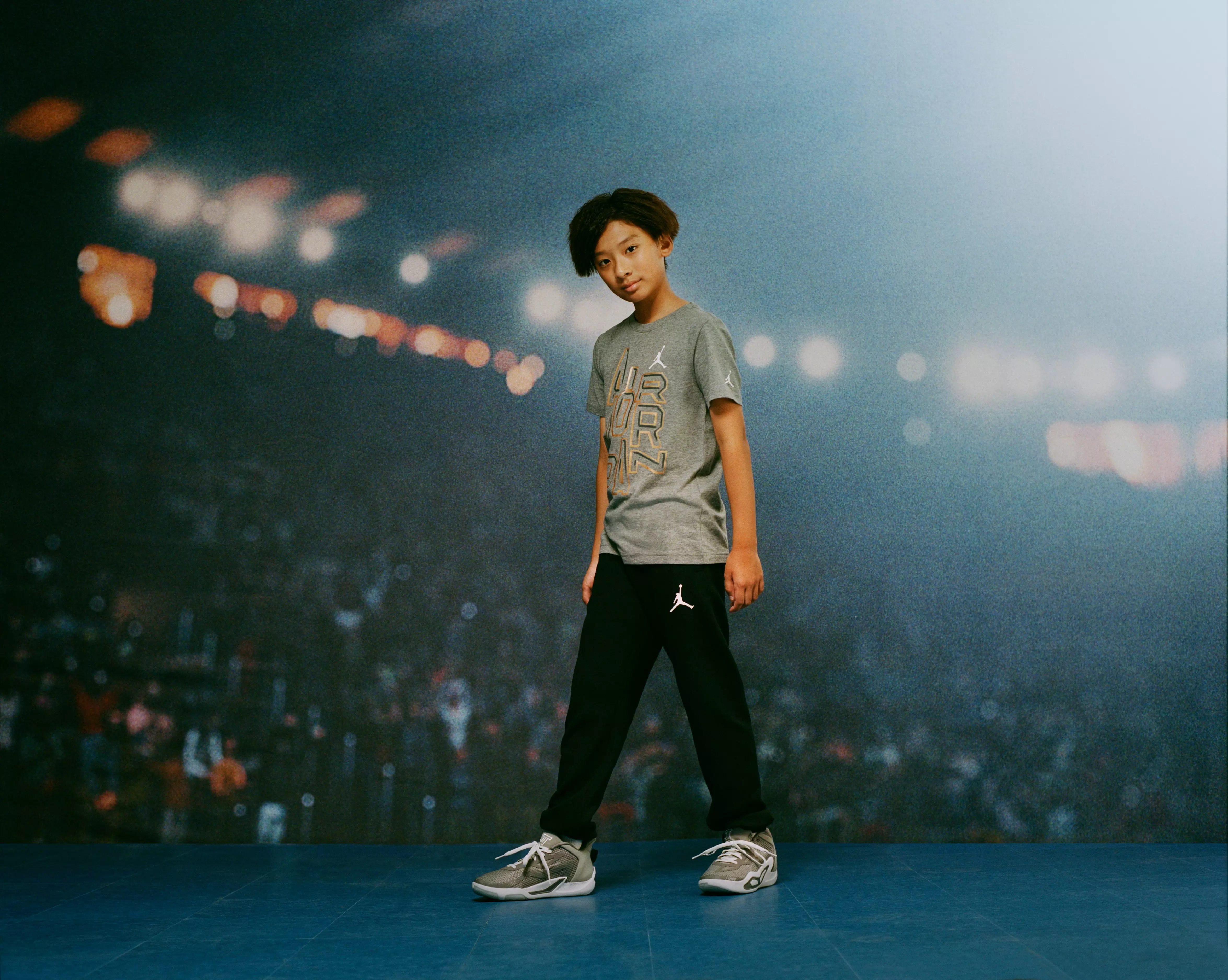 Jordan Big Boys' DMP Gratitude Take Flight Pants - Black/Gold - BLACK/GOLD