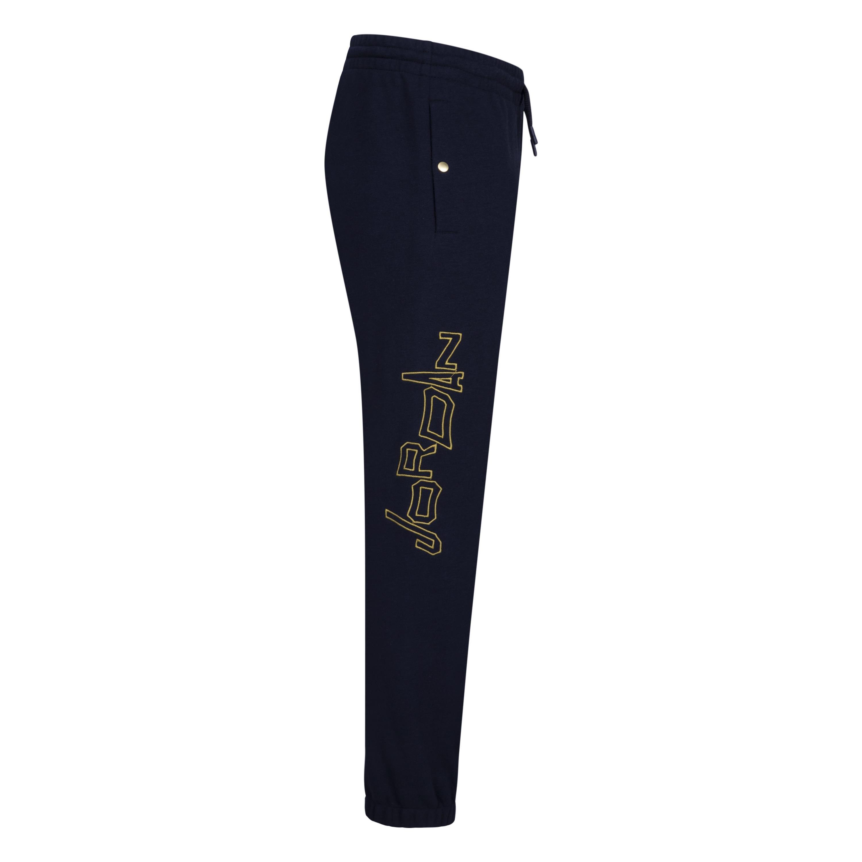 Jordan Big Boys' DMP Gratitude Take Flight Pants - Black/Gold - BLACK/GOLD Thumbnail View 4