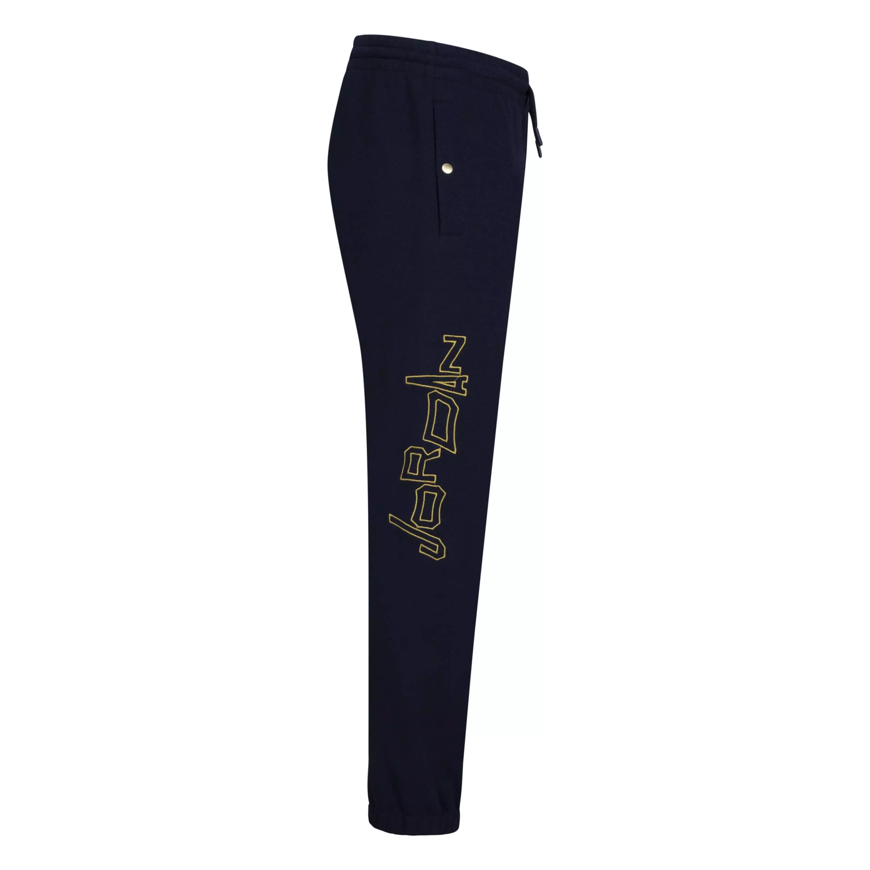 Jordan Big Boys' DMP Gratitude Take Flight Pants - Black/Gold - BLACK/GOLD