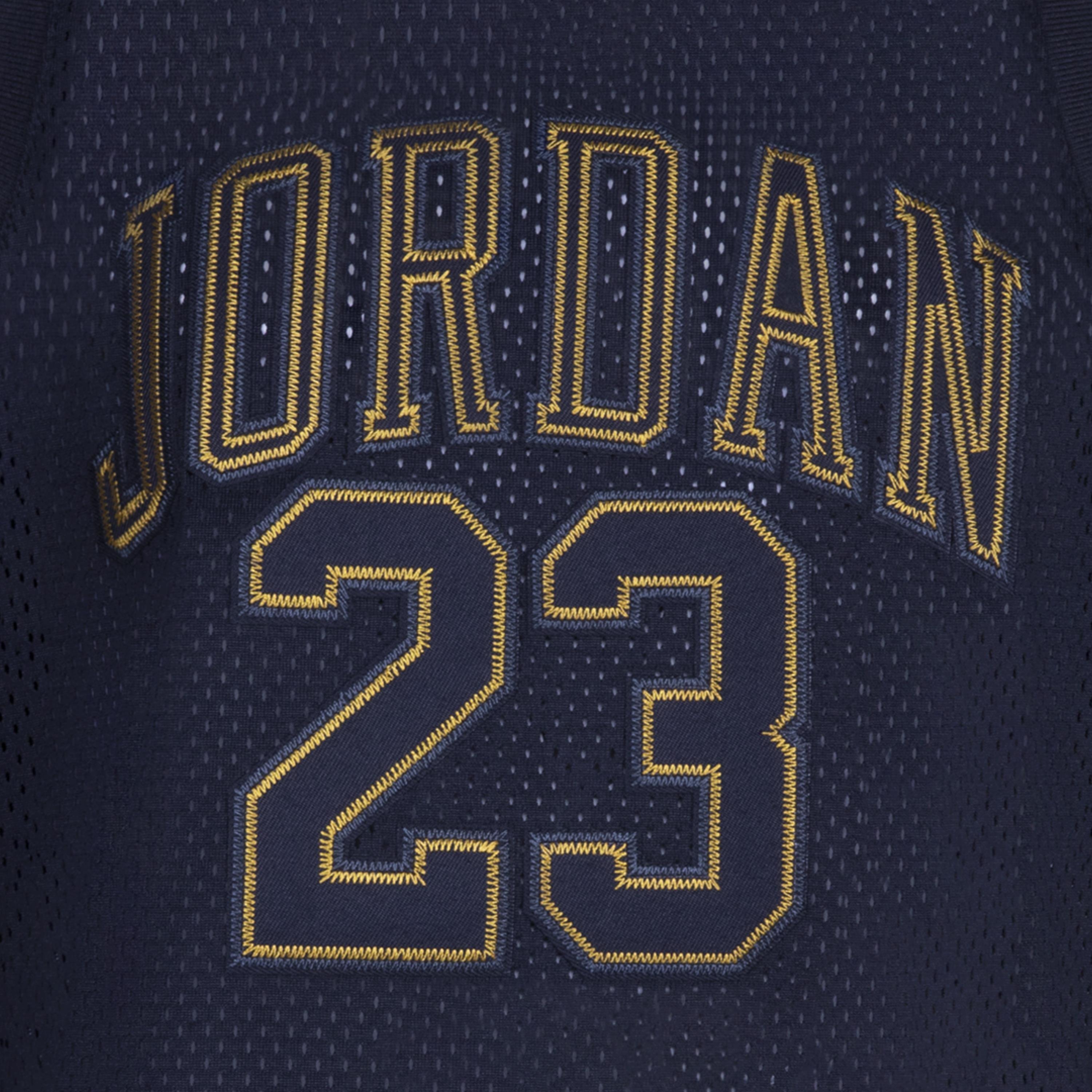 Jordan Big Boys' DMP Gratitude 23 Jersey - Black/Gold - BLACK/GOLD Thumbnail View 4