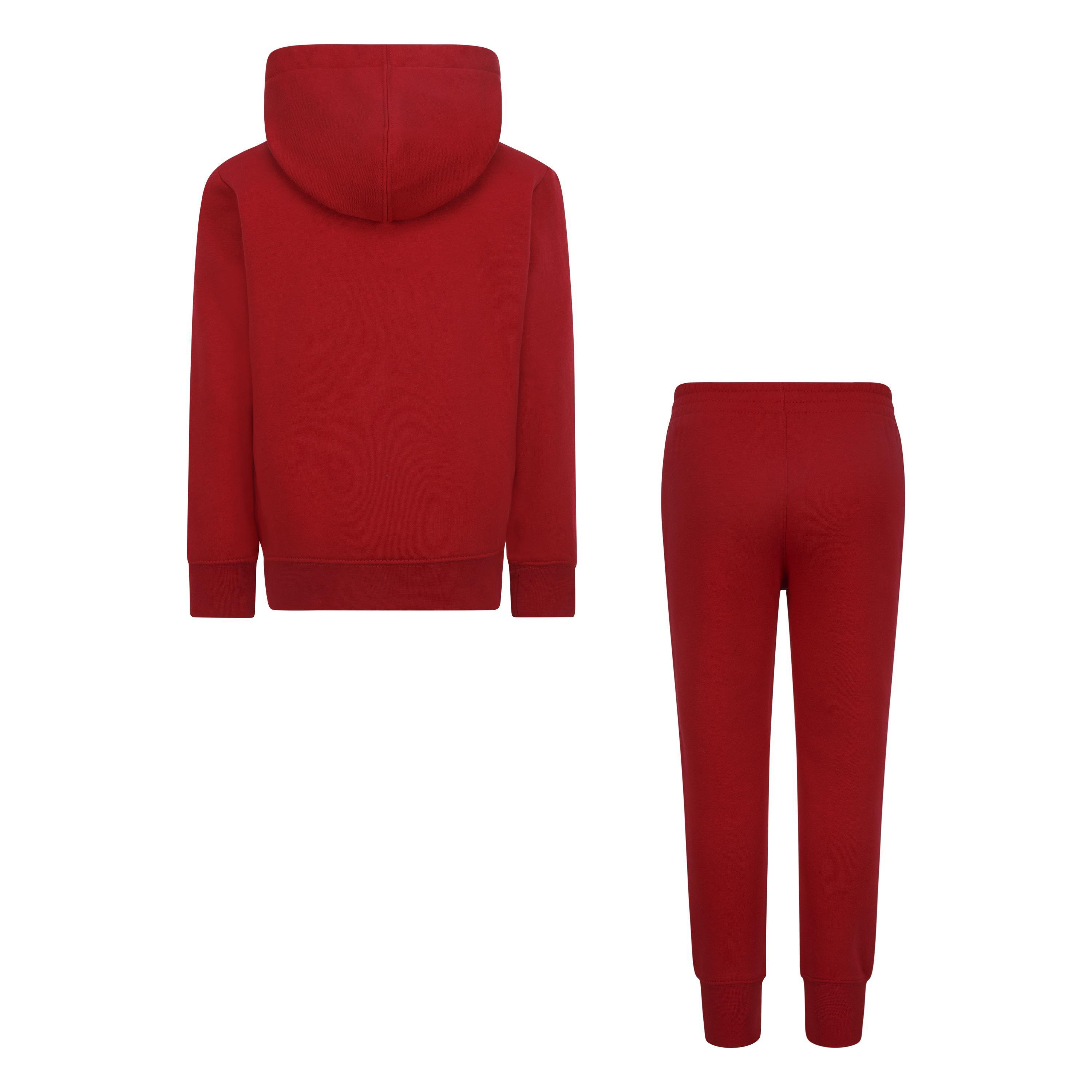Jordan 23 Fleece Hoodie Little Boys' Red Set