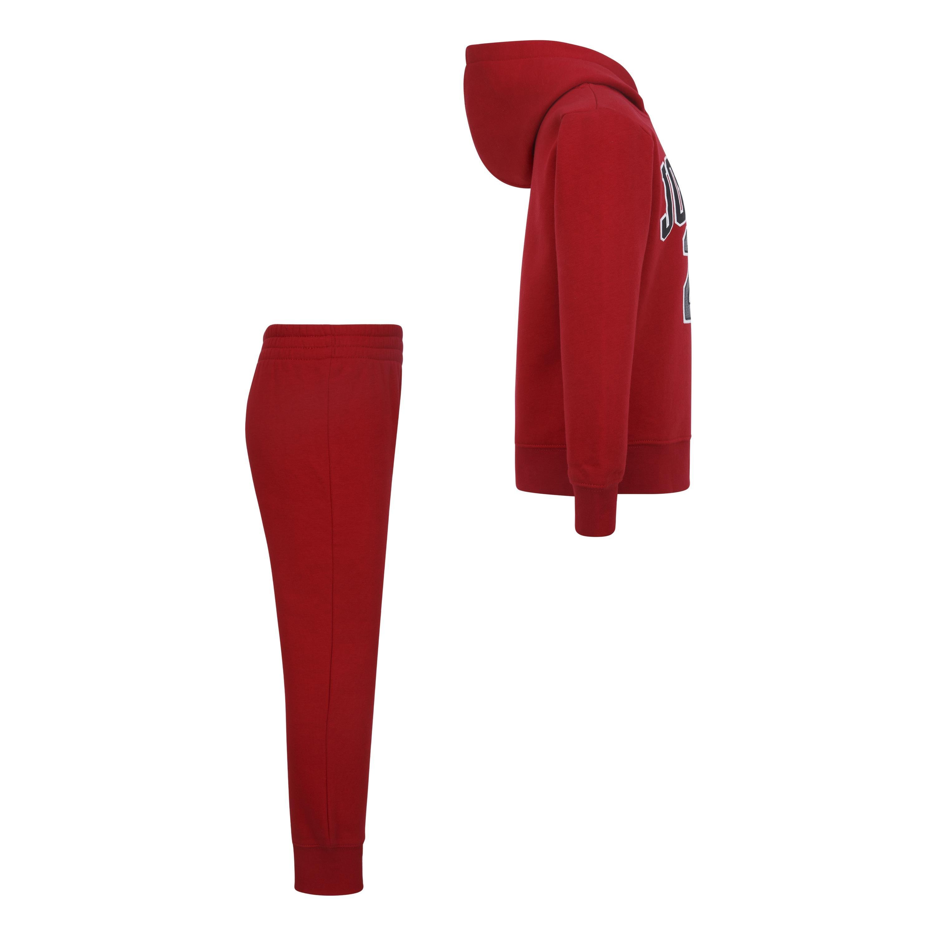 Jordan 23 Fleece Hoodie Little Boys' Red Set