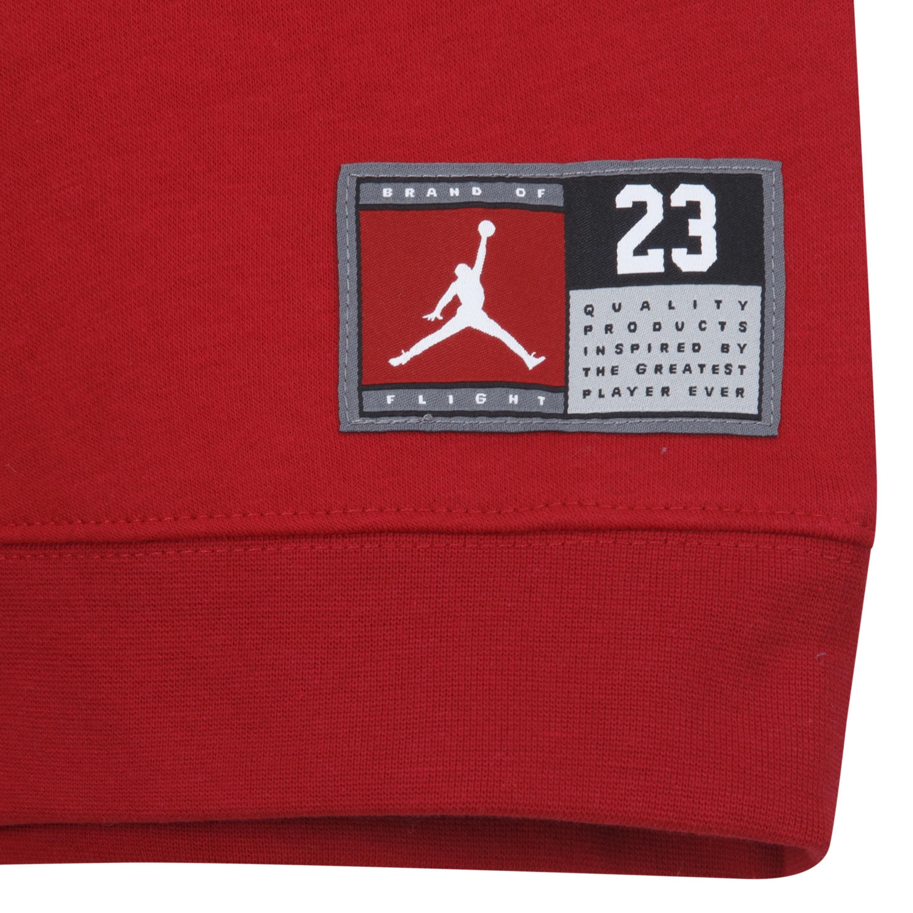 Jordan 23 Fleece Hoodie Little Boys' Red Set