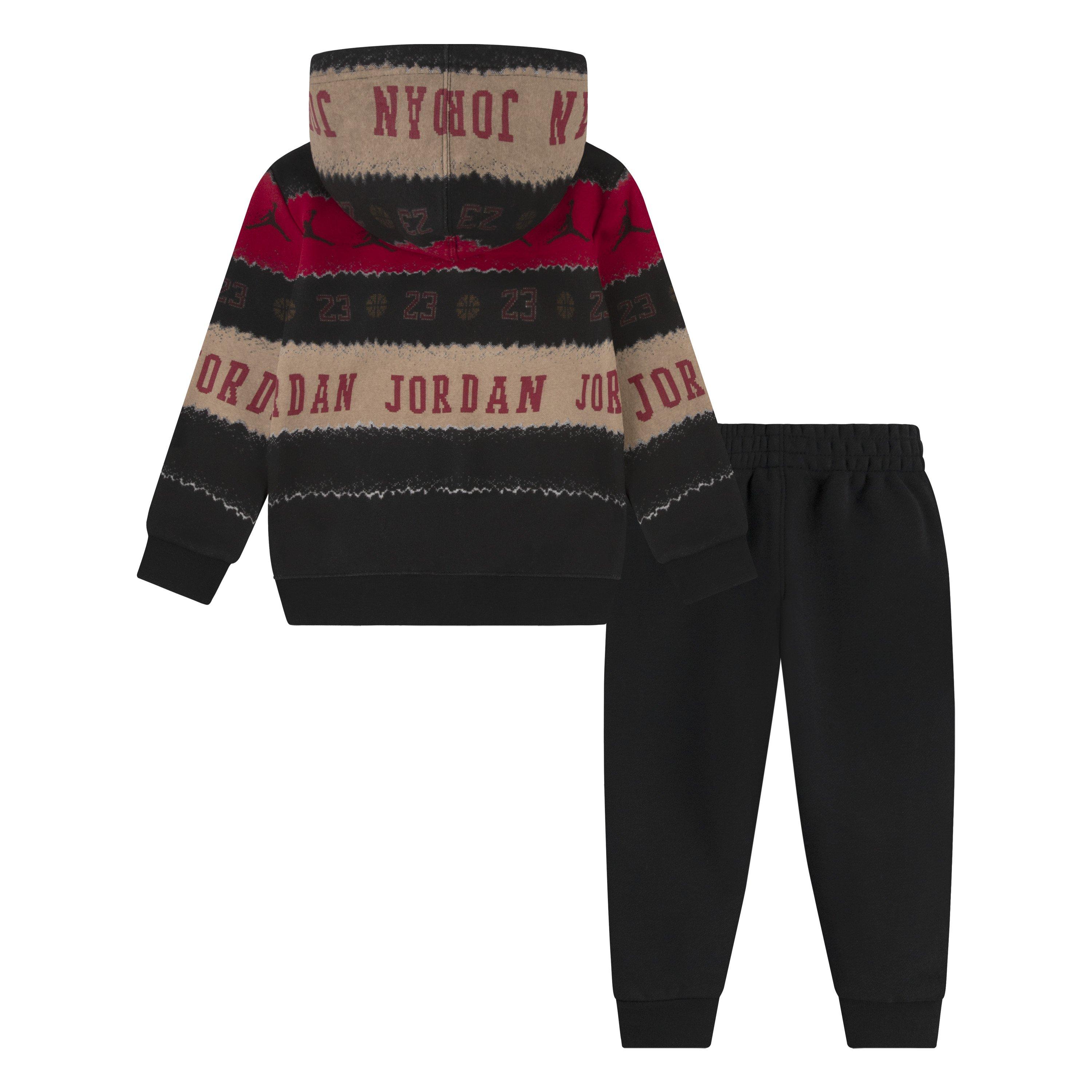Jordan Toddler Boys' Holiday Pullover Set - Black - BLACK Thumbnail View 2