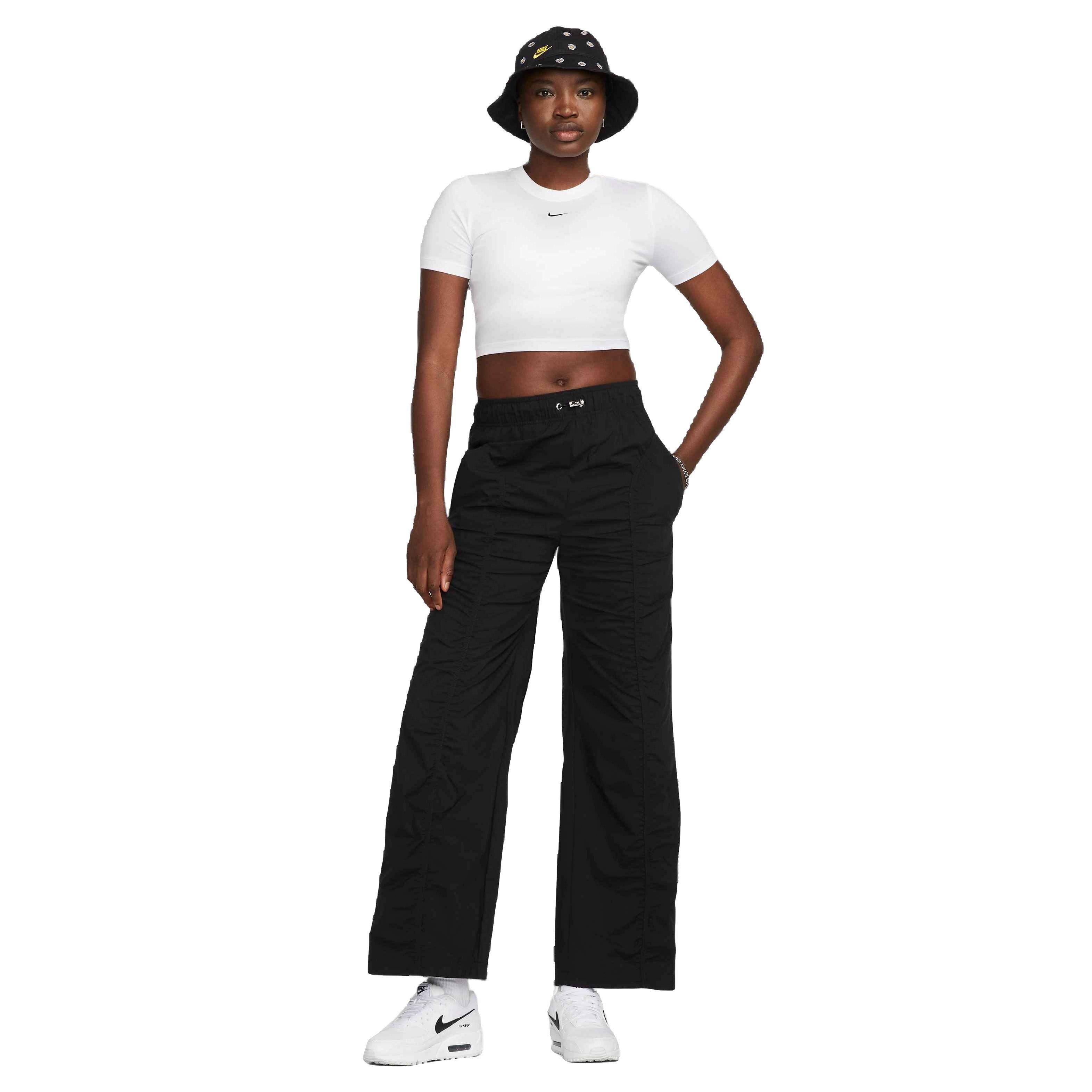 Nike Sportswear Essential Slim-Fit Crop Women's White Tee