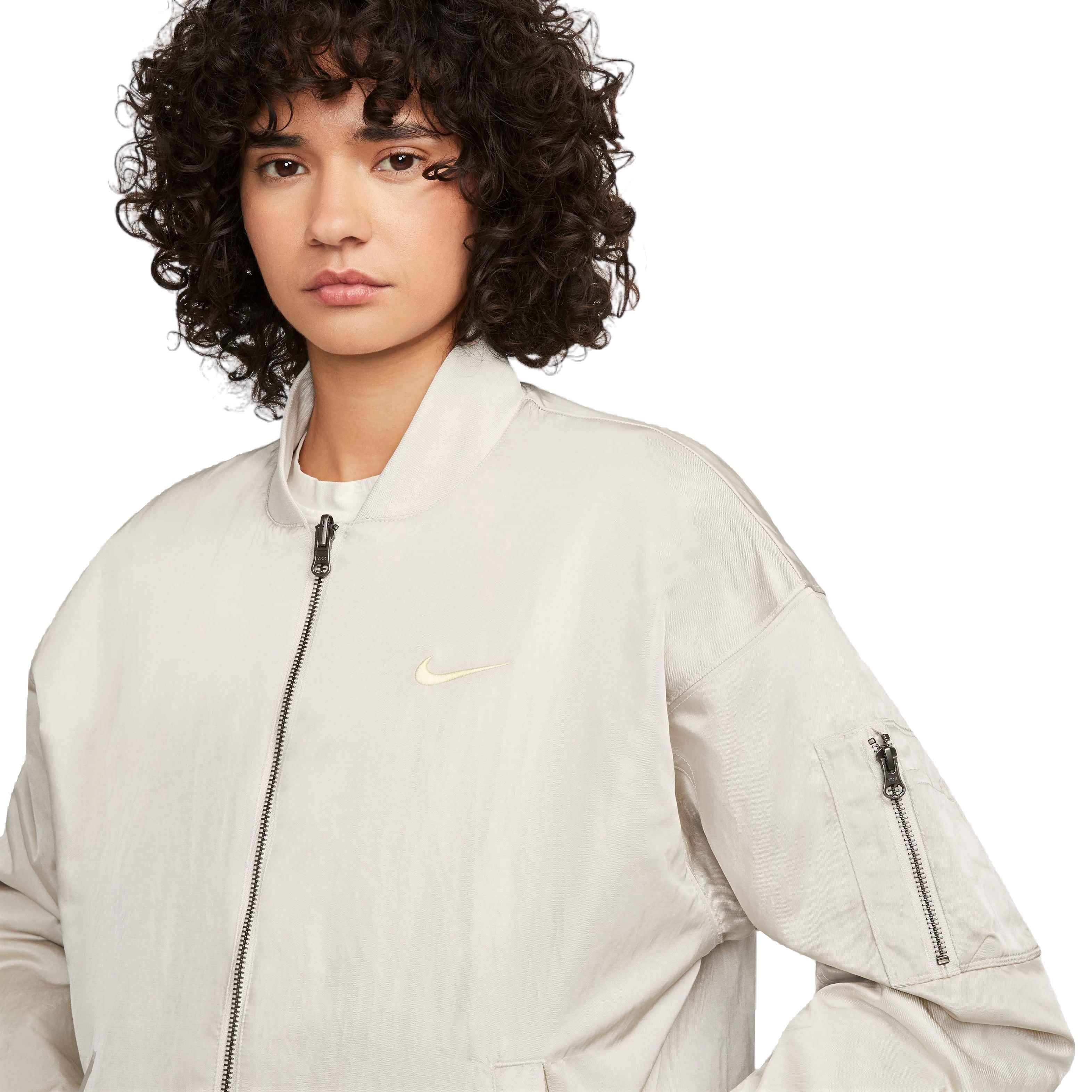 Nike Sportswear Reversible Varsity Bomber Women's Tan Jacket