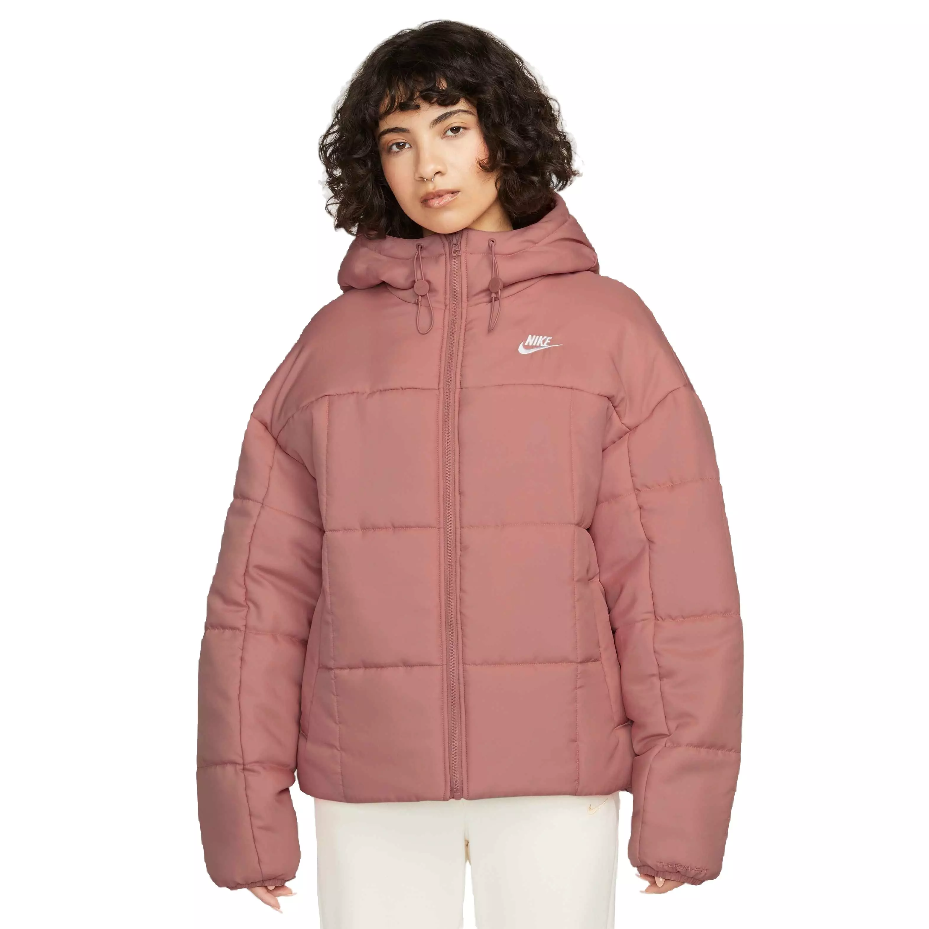 Nike Women's Sportswear Therma-FIT Classic Puffer Jacket-Coral