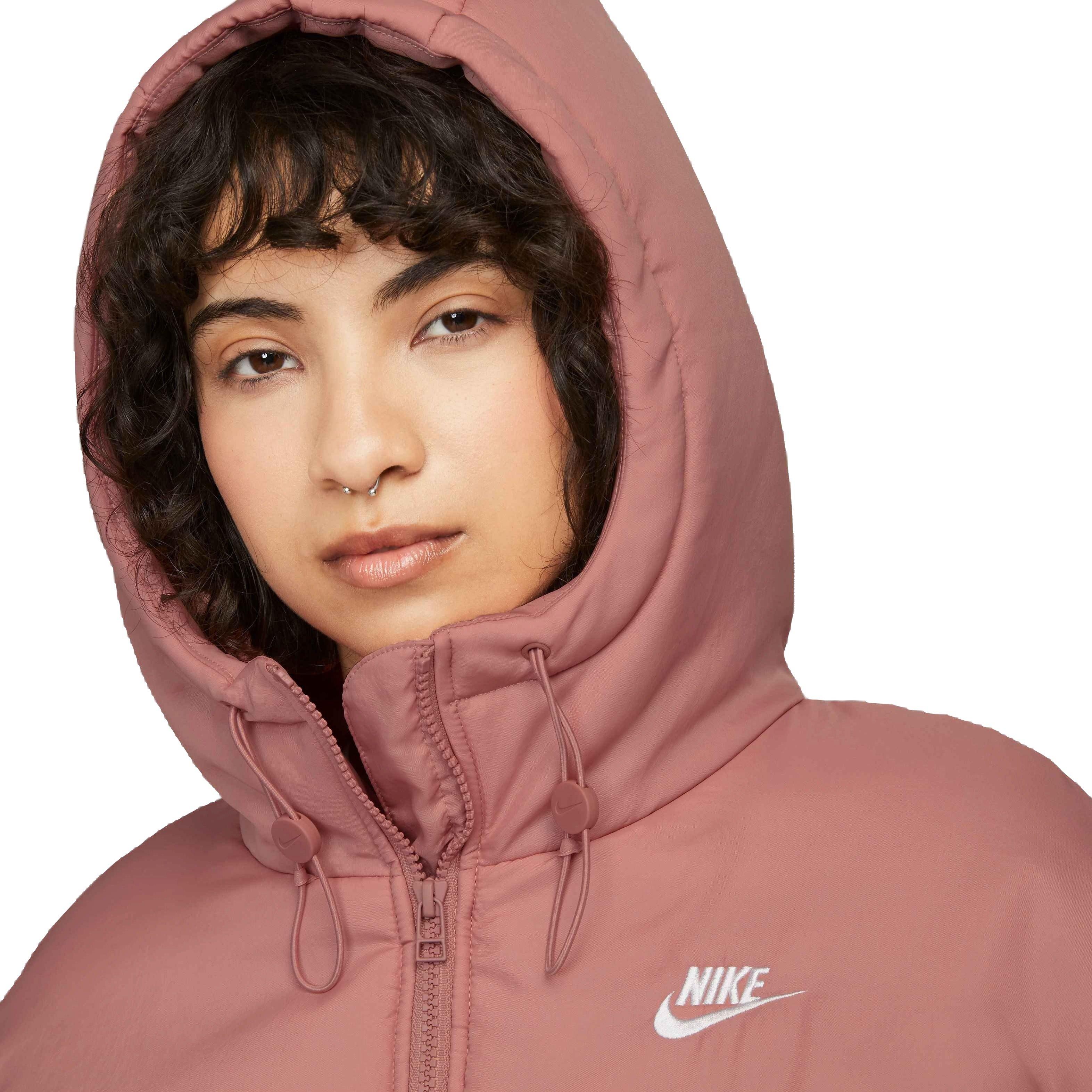 Nike Women's Sportswear Therma-FIT Classic Puffer Jacket-Coral - Hibbett