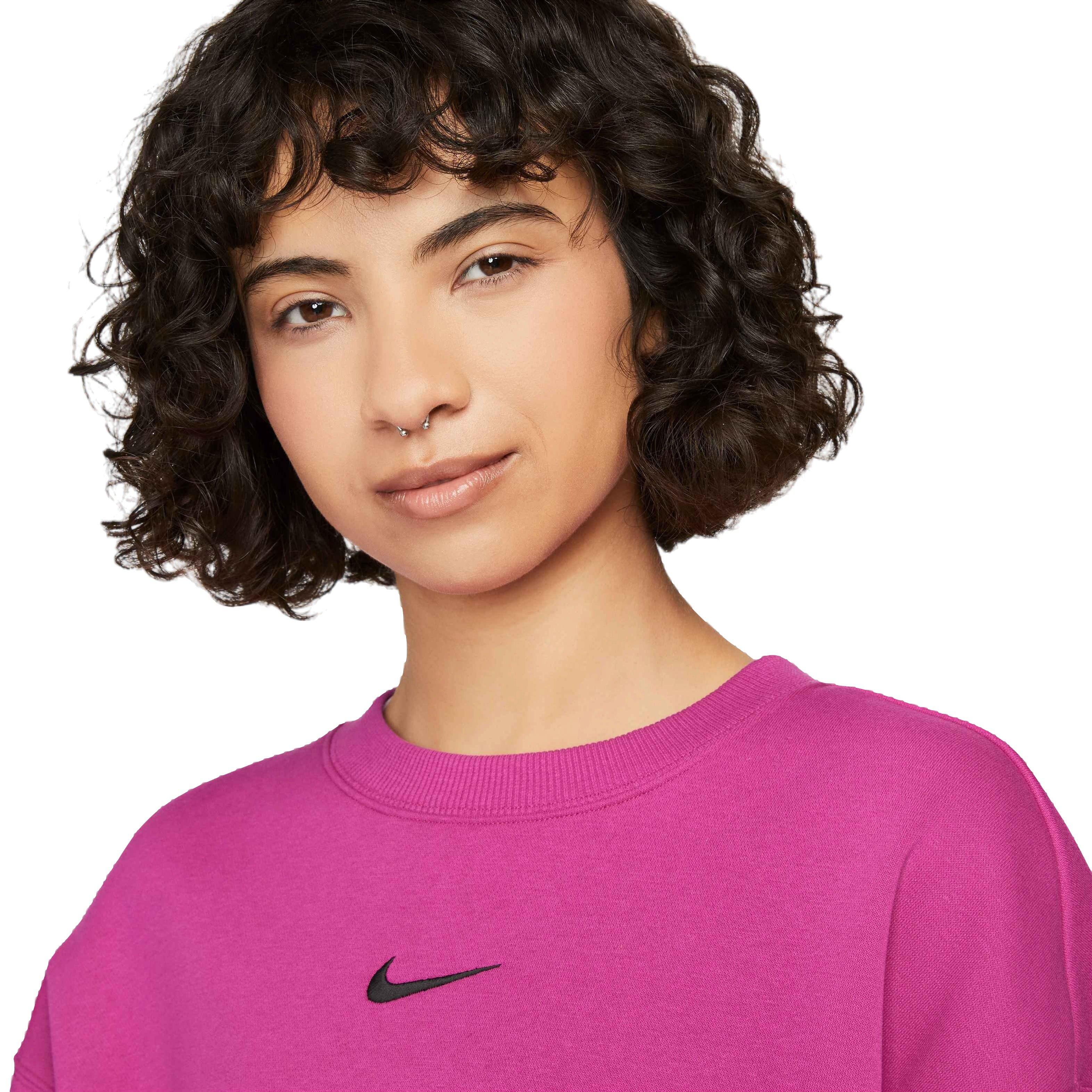 Nike Phoenix Fleece Crew Women's Fireberry Sweatshirt