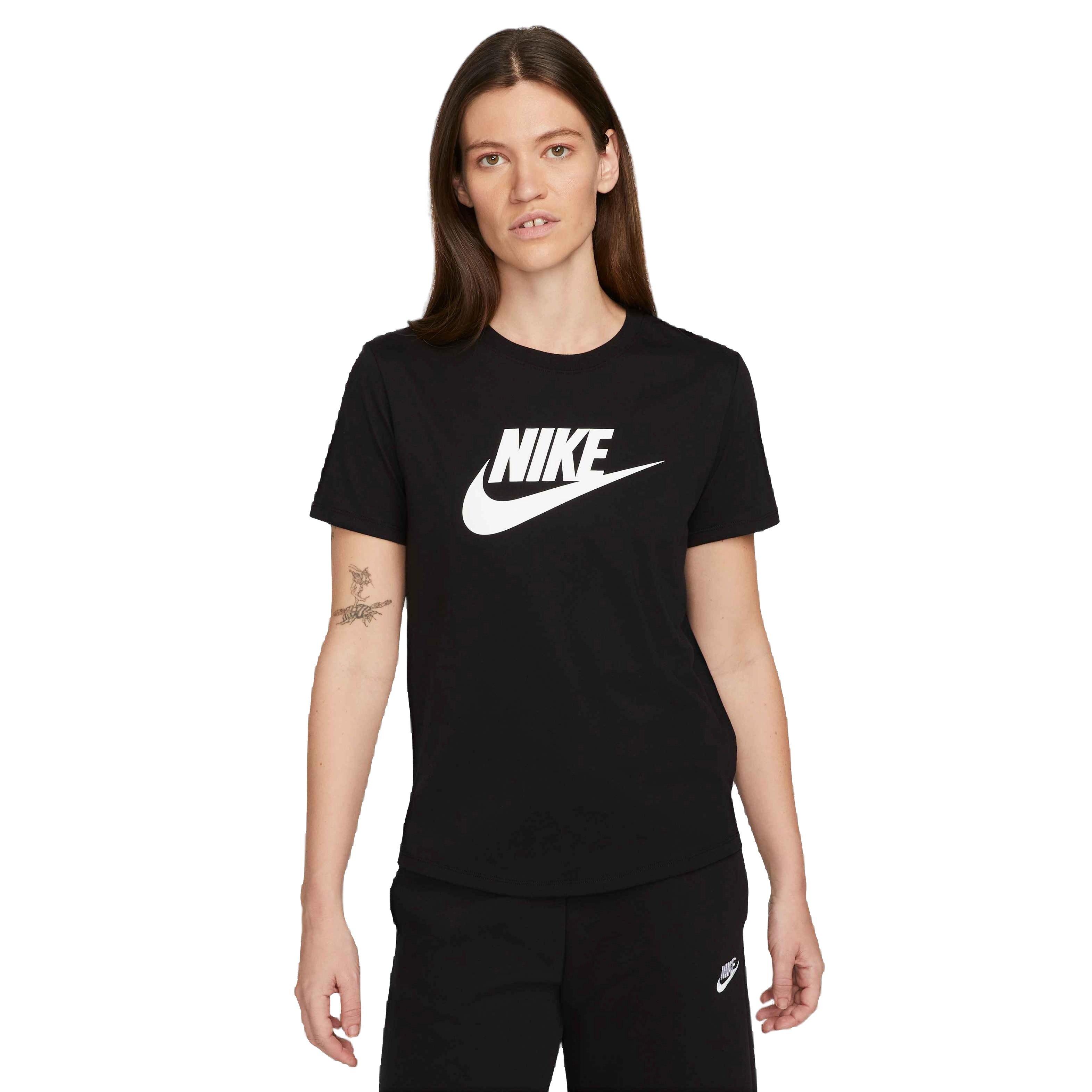 Nike Women's Futura Essentials Tee - Black - BLACK Thumbnail View 1