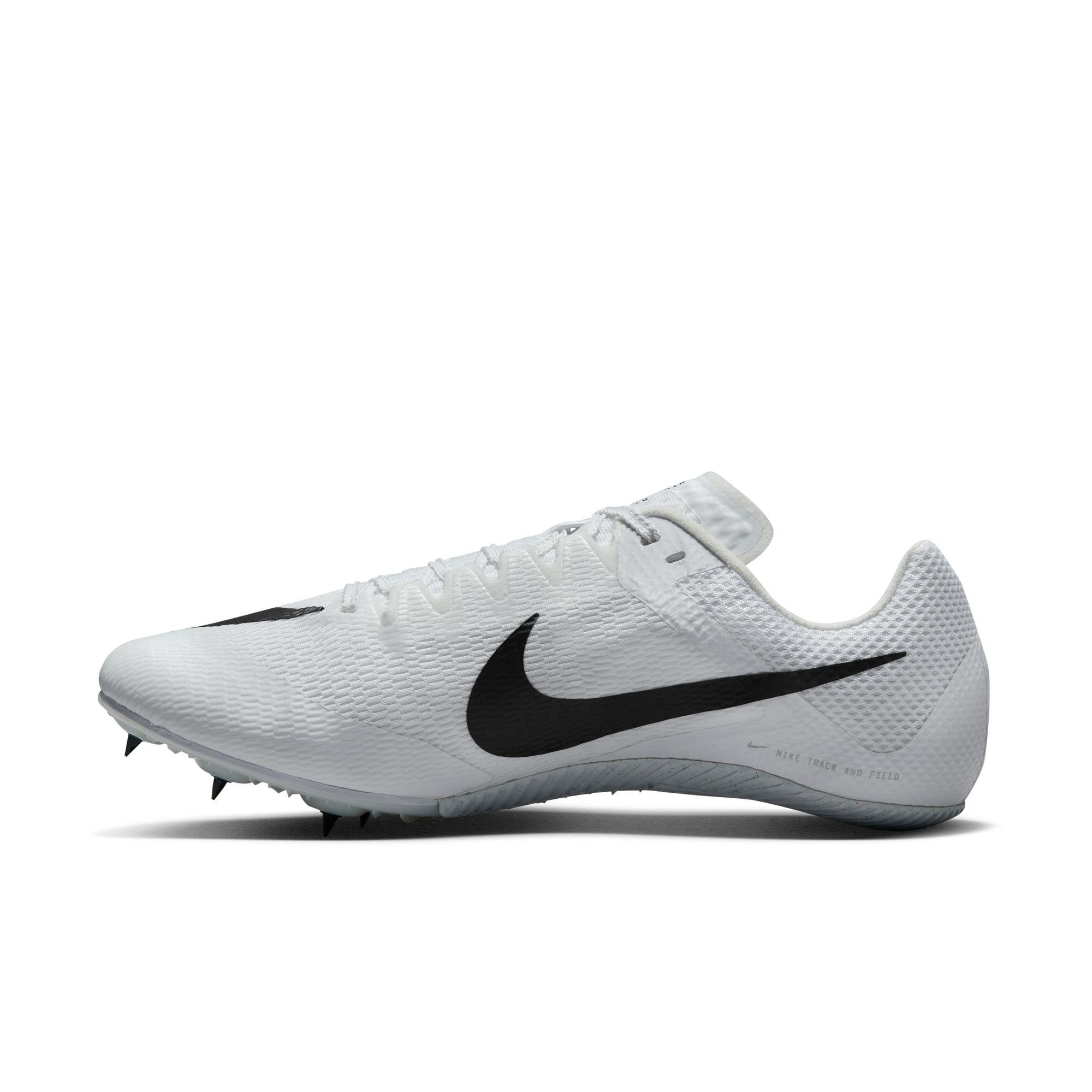 Nike Zoom Rival Sprint "White/Black" Unisex Track Spike - WHITE/BLACK Thumbnail View 3