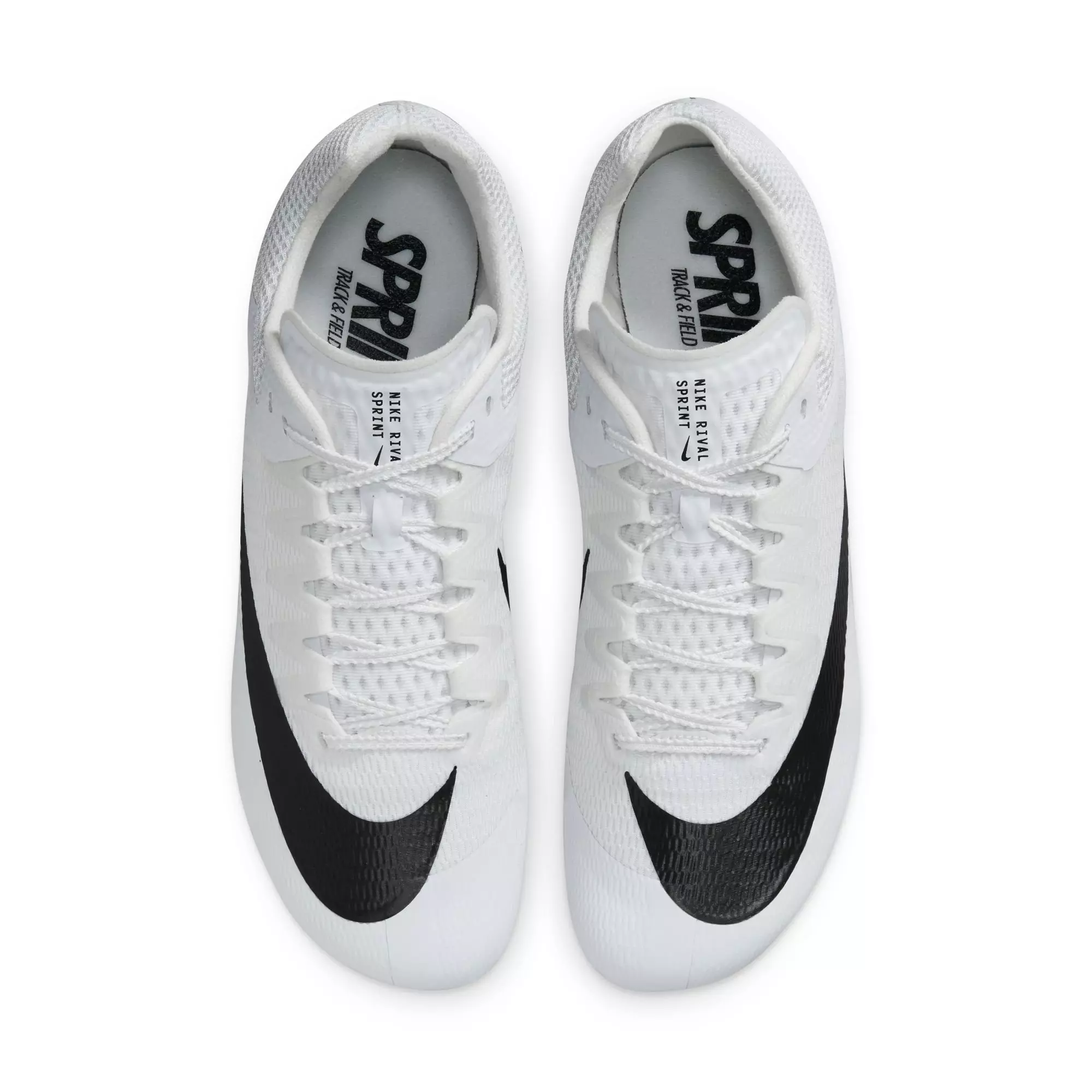 Nike Zoom Rival Sprint "White/Black" Unisex Track Spike - WHITE/BLACK