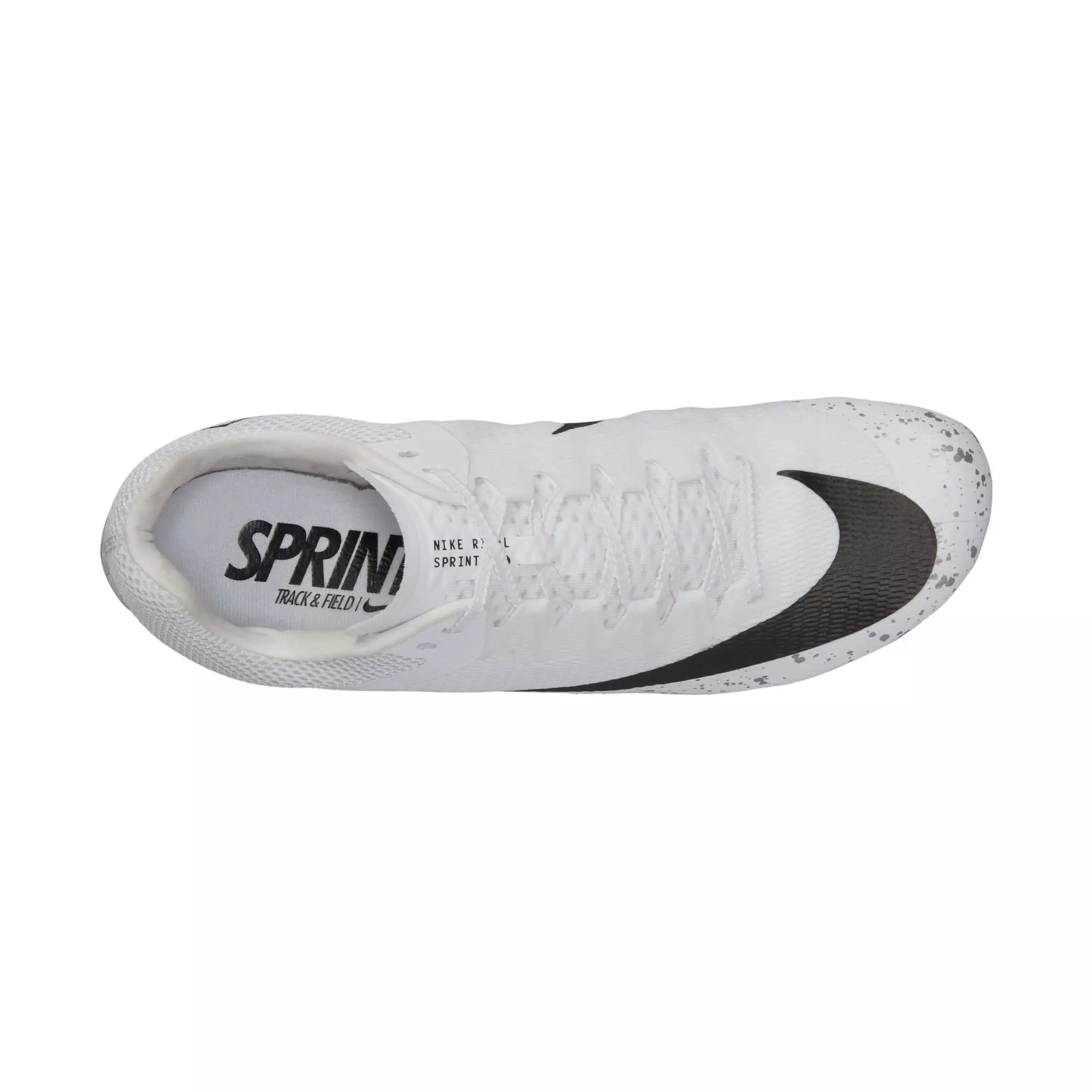 Nike Zoom Rival Sprint "White/Black" Unisex Track Spike - WHITE/BLACK