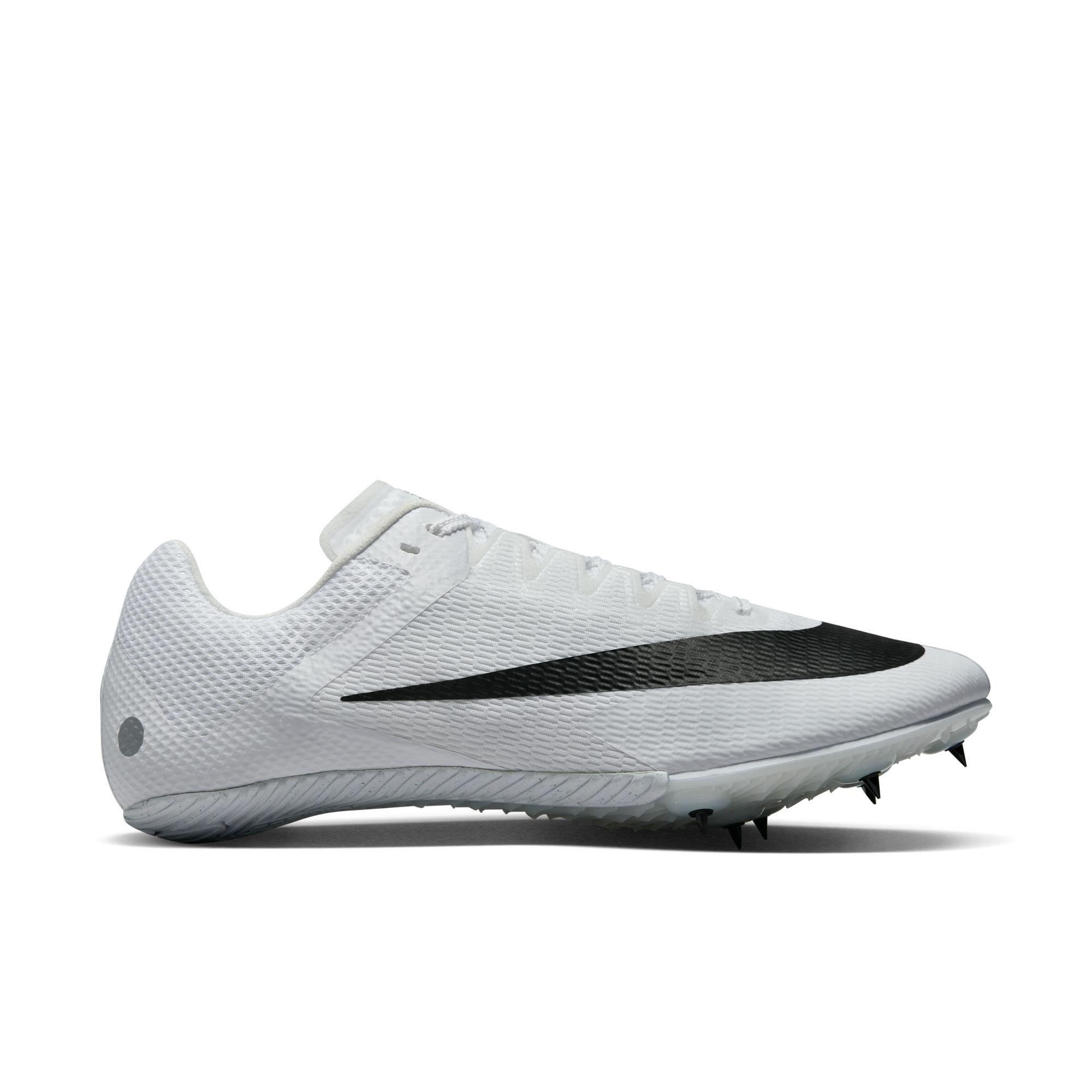 Nike Zoom Rival Sprint White/Black Unisex Track Spike - Hibbett