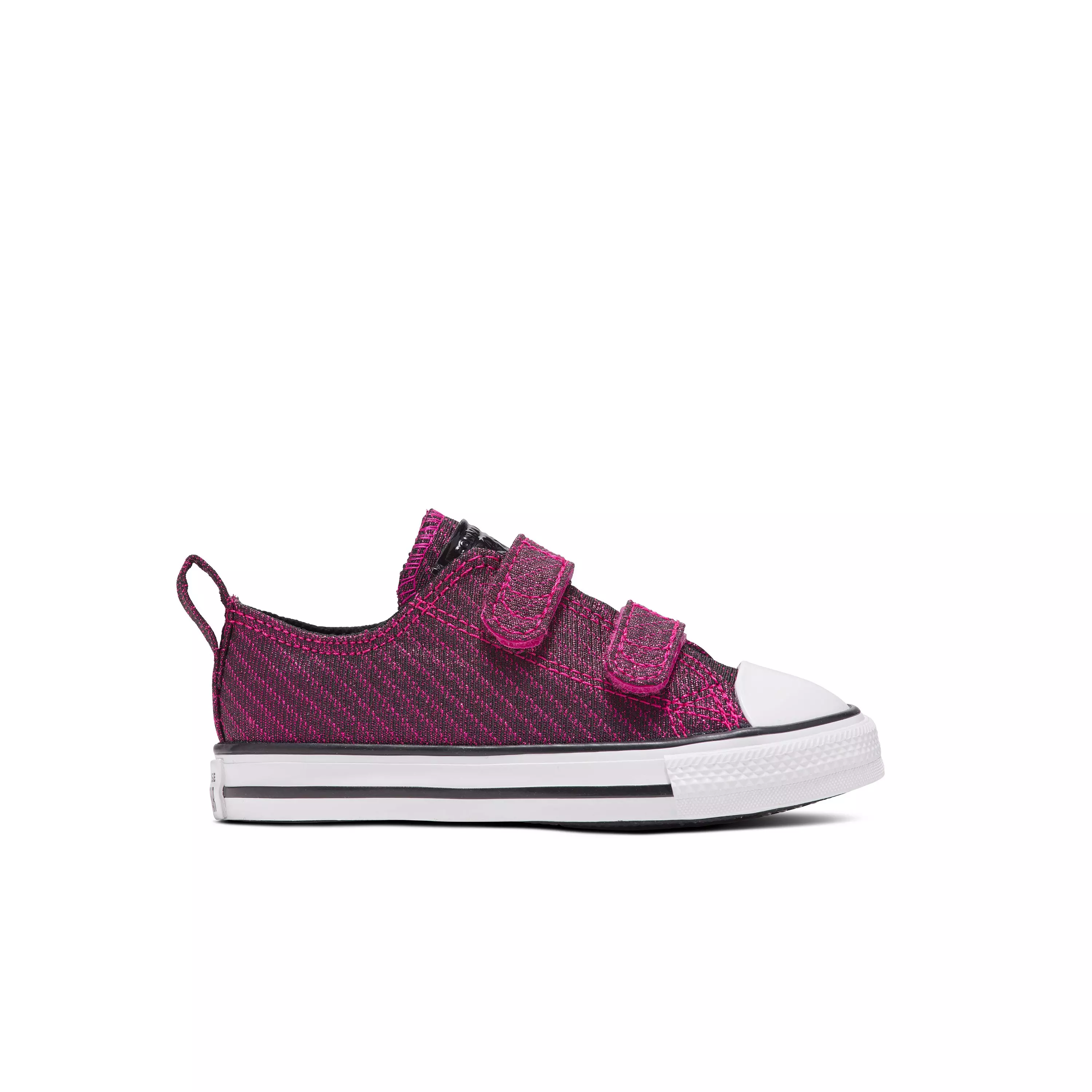 Converse Chuck Taylor All Star "Sparkle Party" Toddler Girls' Shoe - BERRY