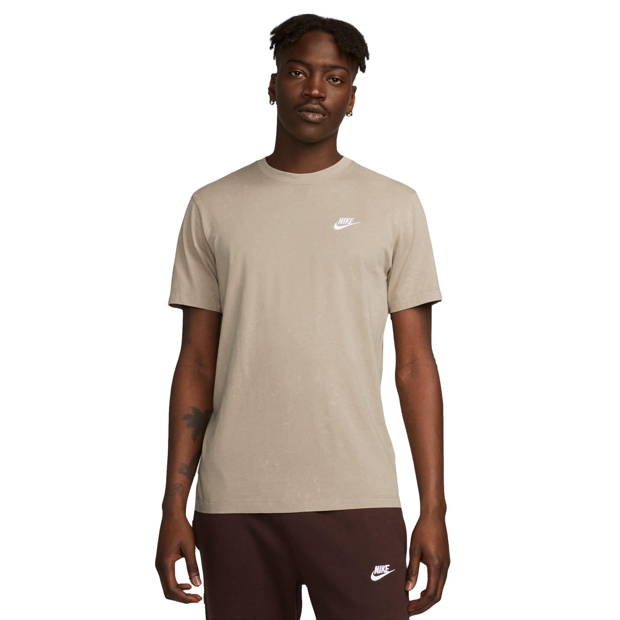 Nike Men's Sportswear Club Novelty Tee-Khaki - KHAKI Thumbnail View 1