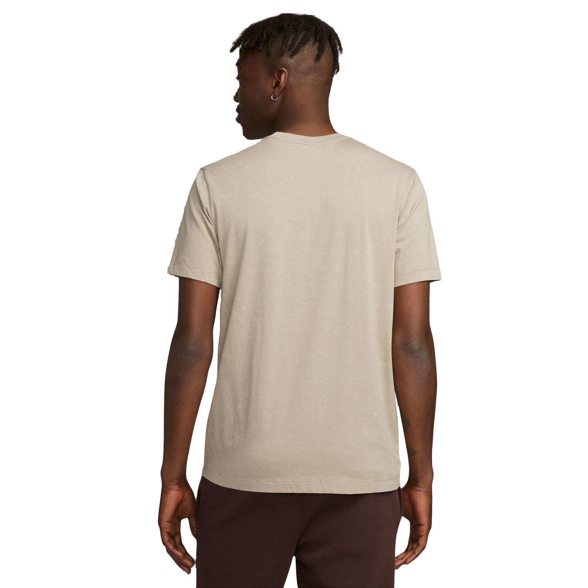 Nike Men's Sportswear Club Novelty Tee-Khaki - KHAKI Thumbnail View 2