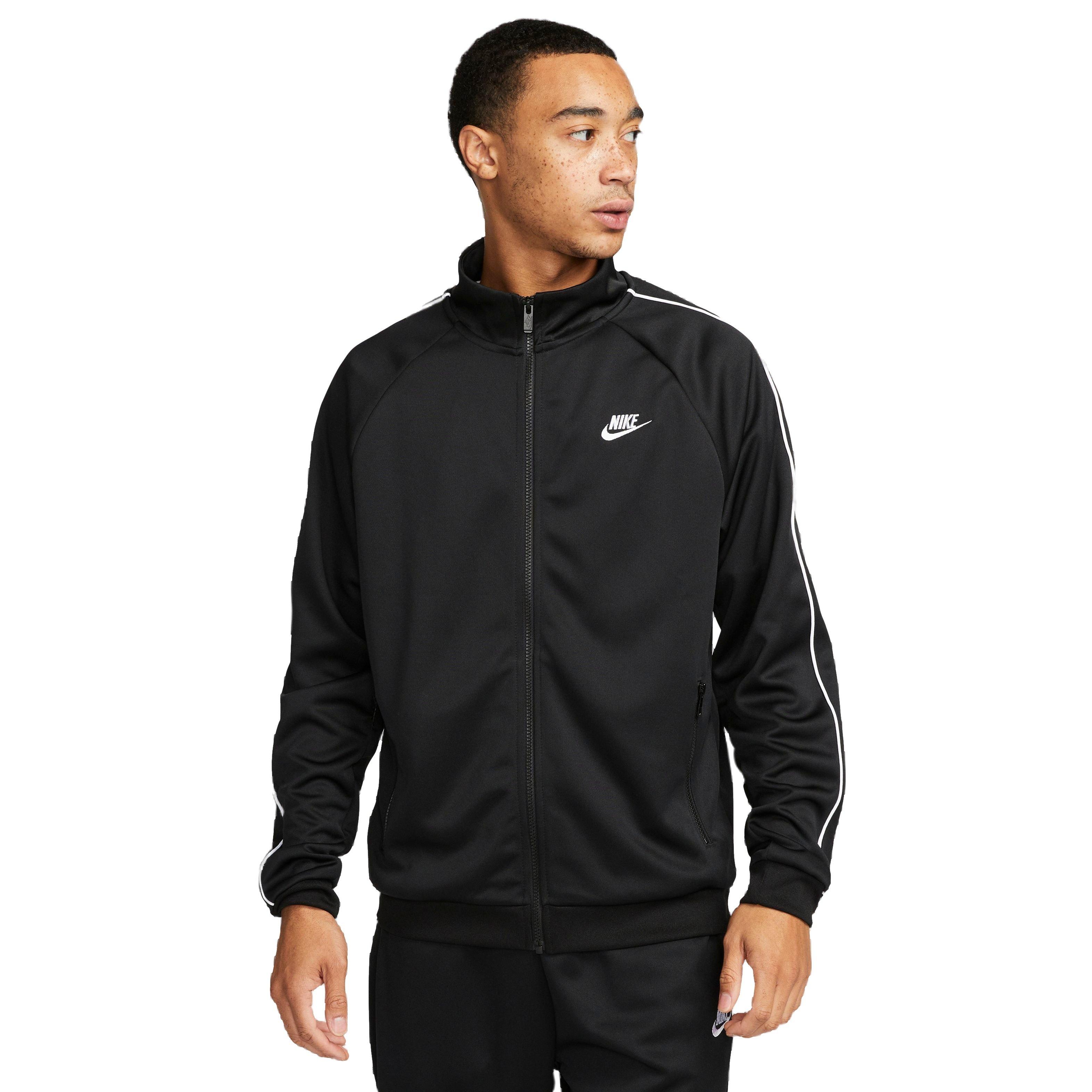 Black nike hotsell zip jacket