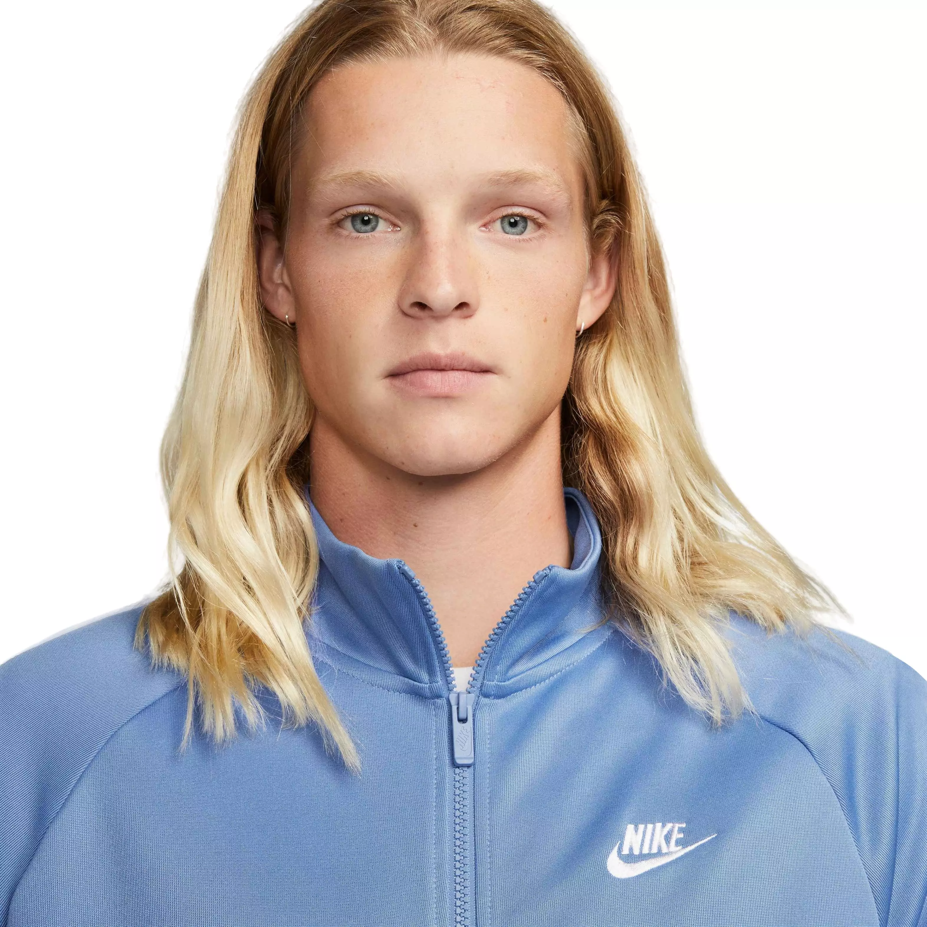 Nike Men's Sportswear Club Tribute Full-Zip Jacket-Lt Blue - LT BLUE