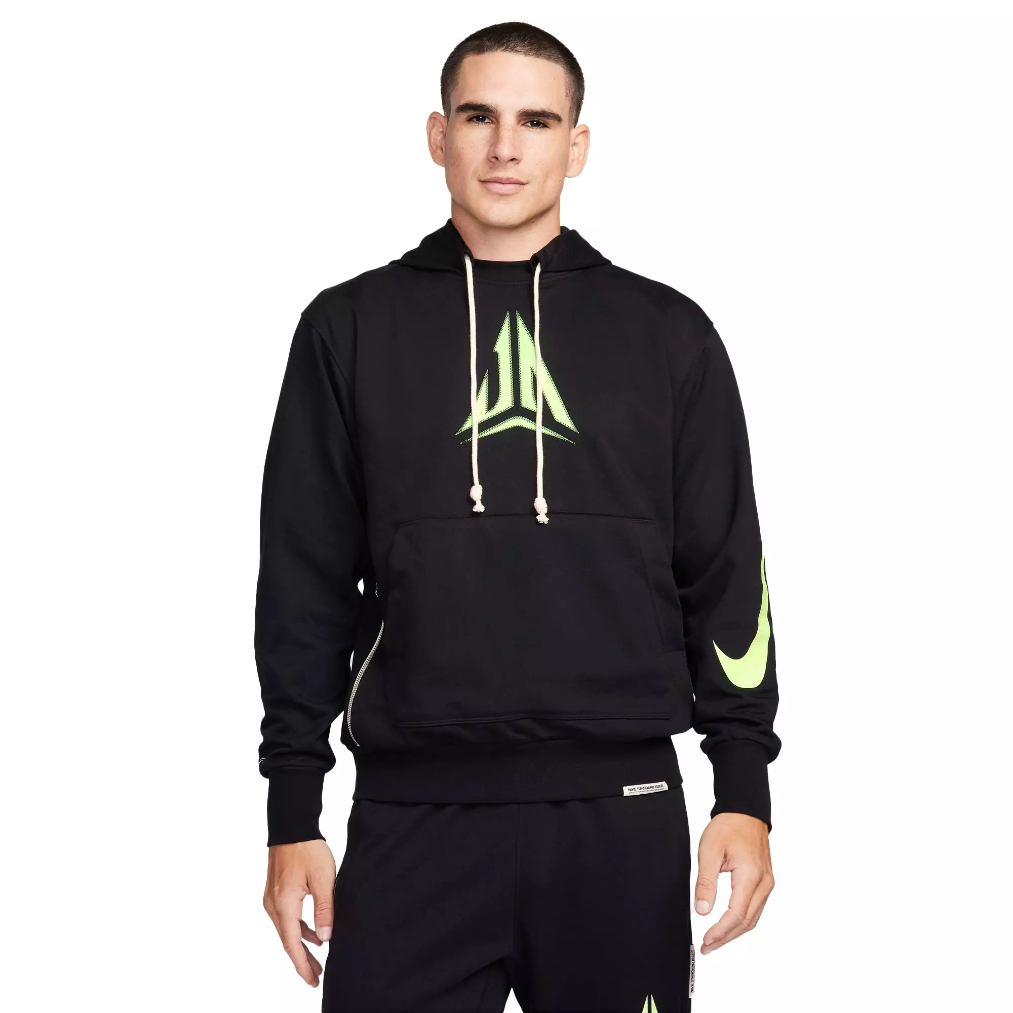 Nike Men's Ja Morant Standard Issue Dri-FIT Basketball Pullover Hoodie - BLACK