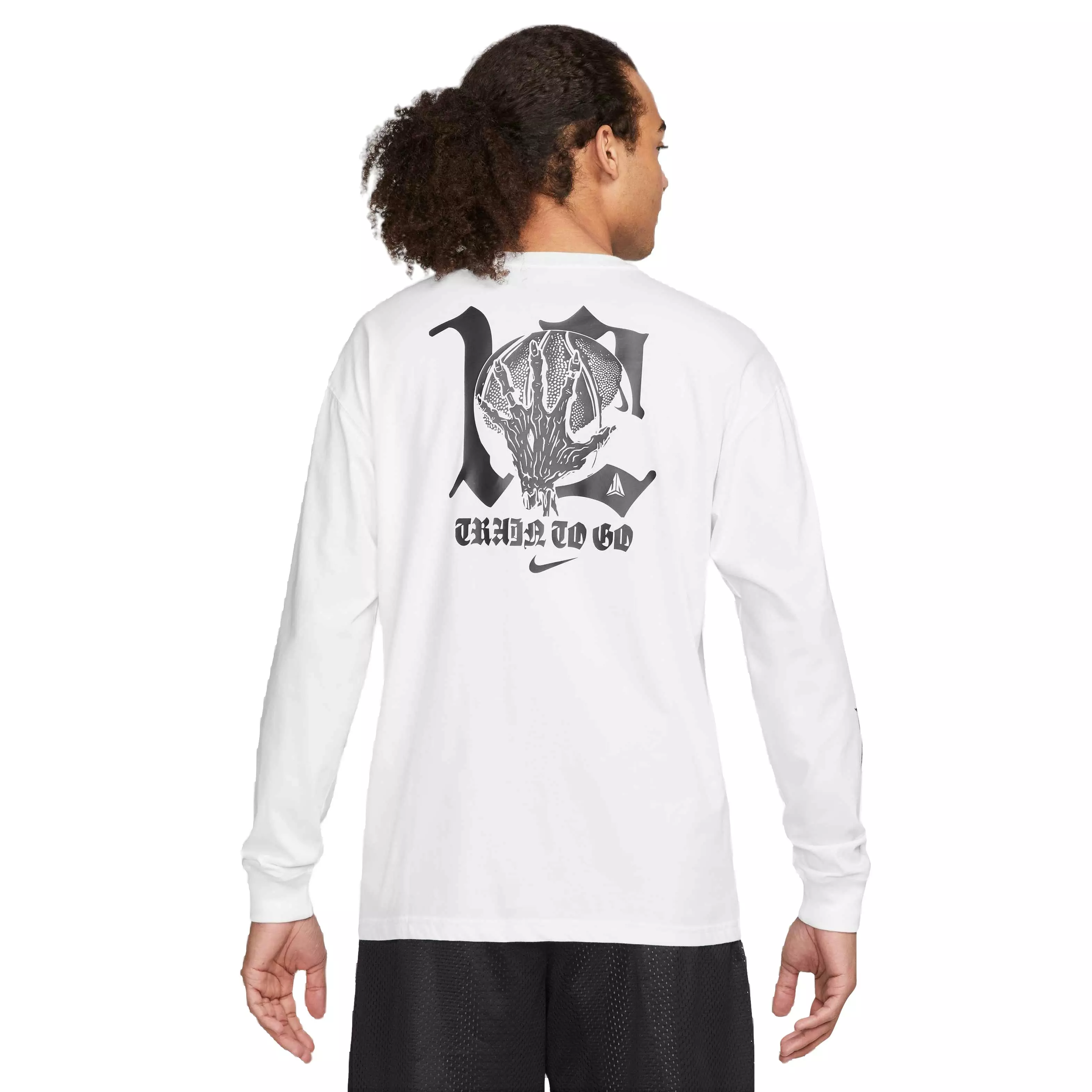 Nike Men's Ja Morant M90 Long-Sleeve Tee - WHITE