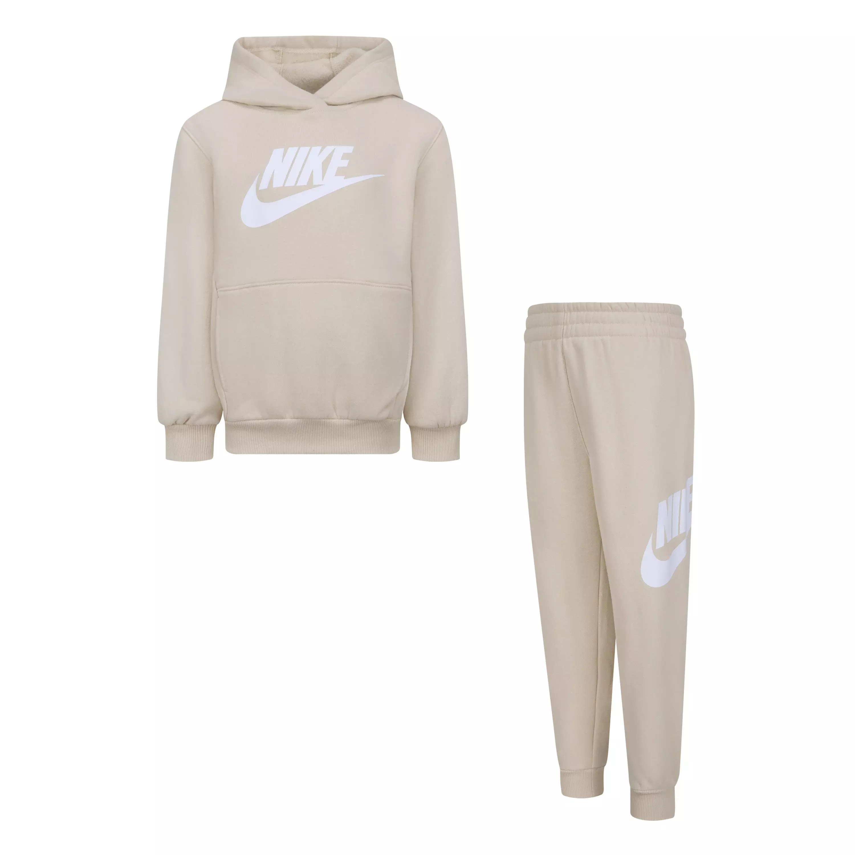Nike Little Boys' Club HBR Pullover Jogger Set - OFF-WHITE