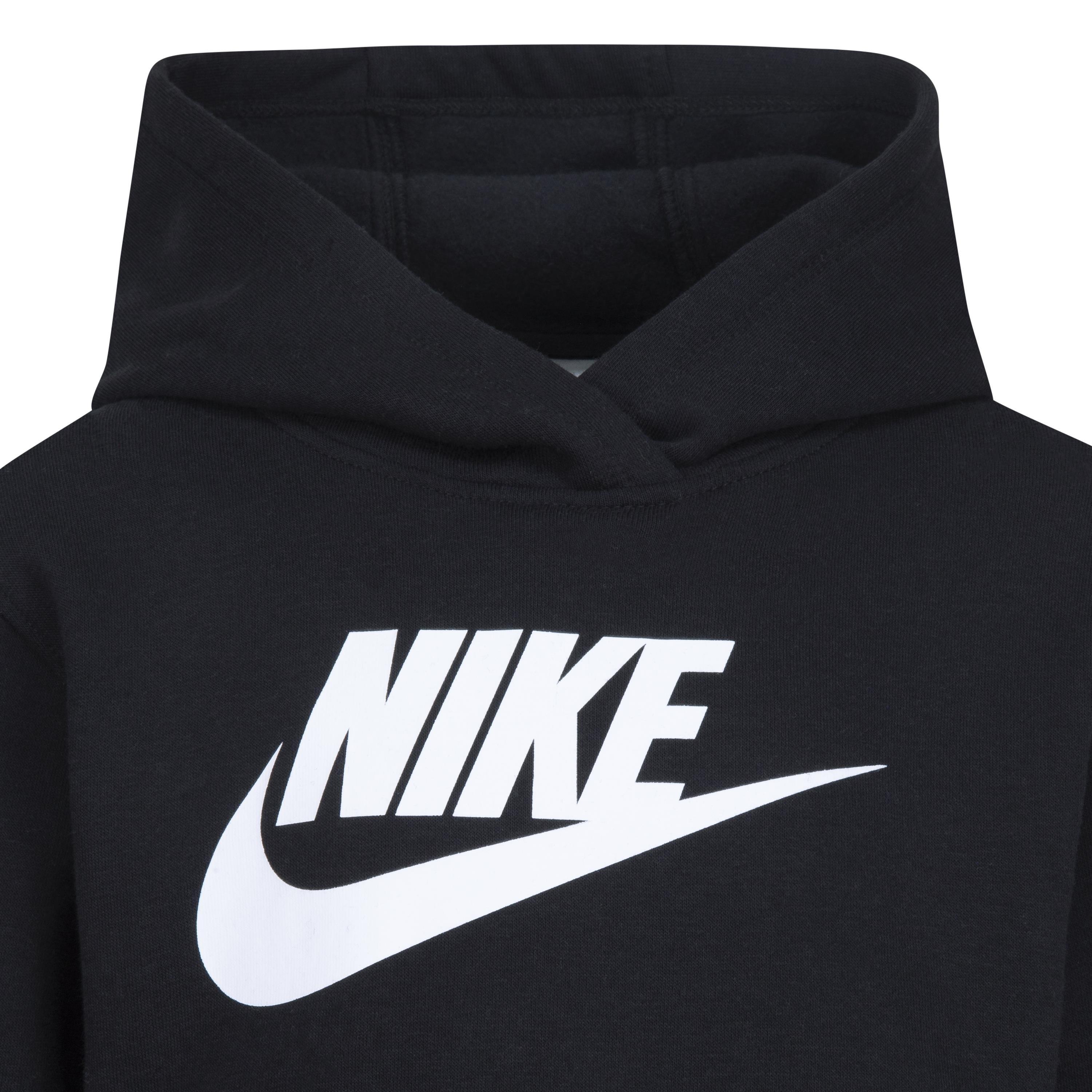 Nike Club HBR Pullover Jogger Little Boys' Black Set