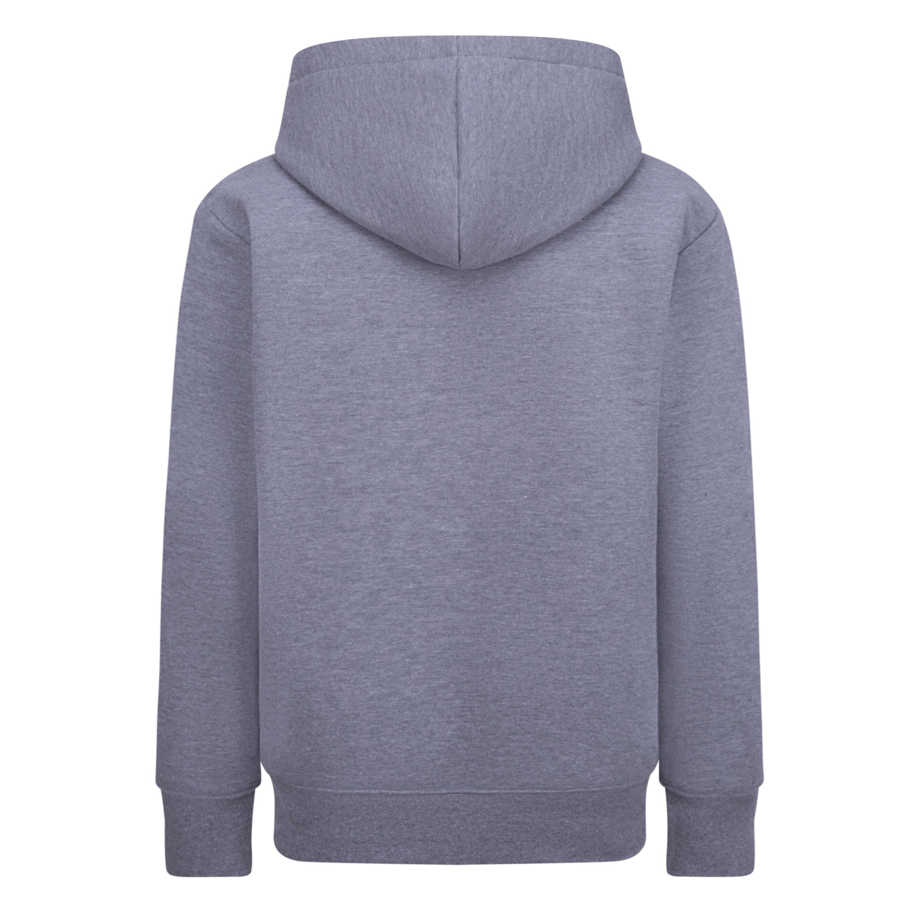 Jordan Big Boys' 23 HBR Fleece Pullover Hoodie-Grey - GREY Thumbnail View 6