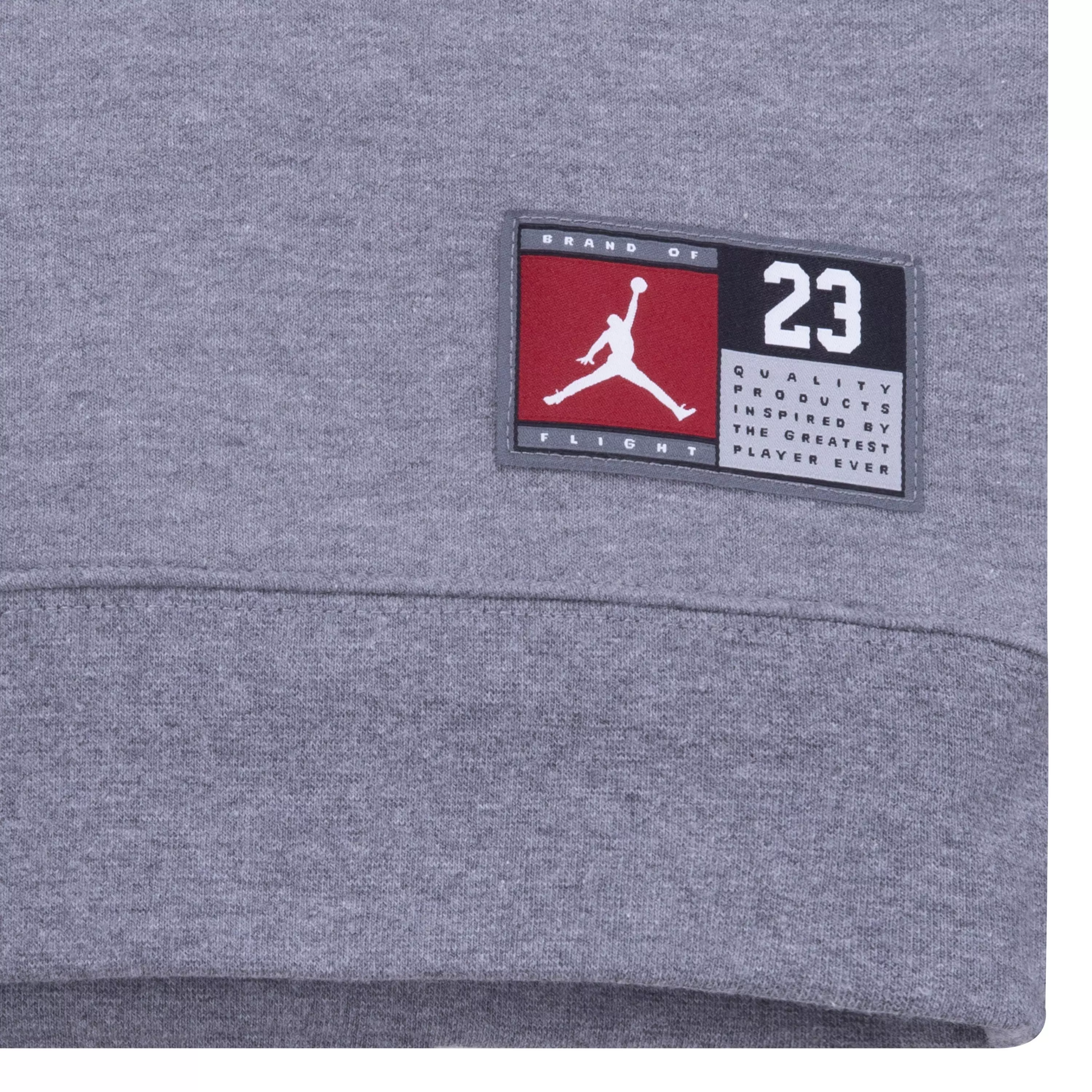 Jordan Big Boys' 23 HBR Fleece Pullover Hoodie-Grey - GREY
