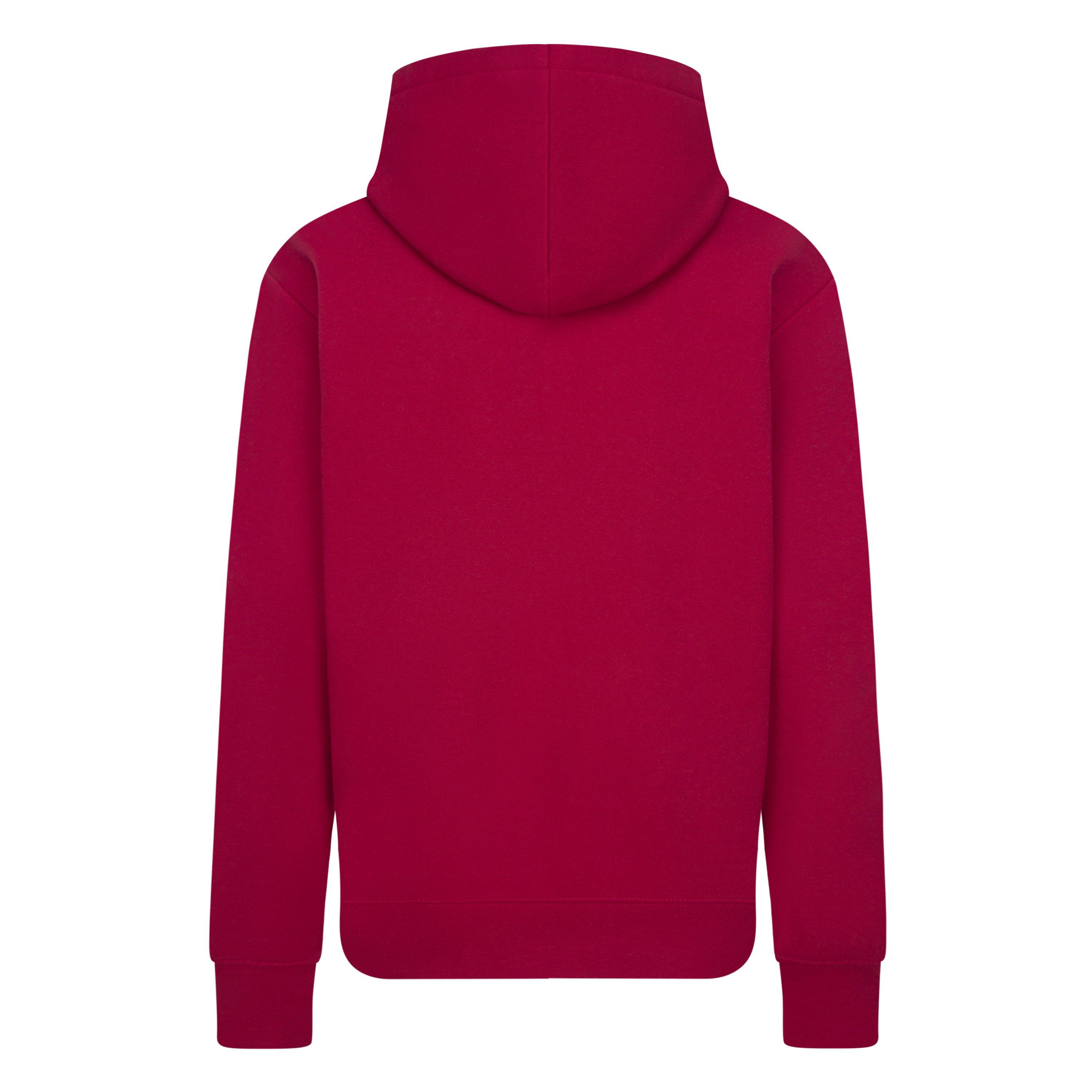 Jordan Big Boys' 23 HBR Fleece Pullover Hoodie-Red - RED Thumbnail View 7