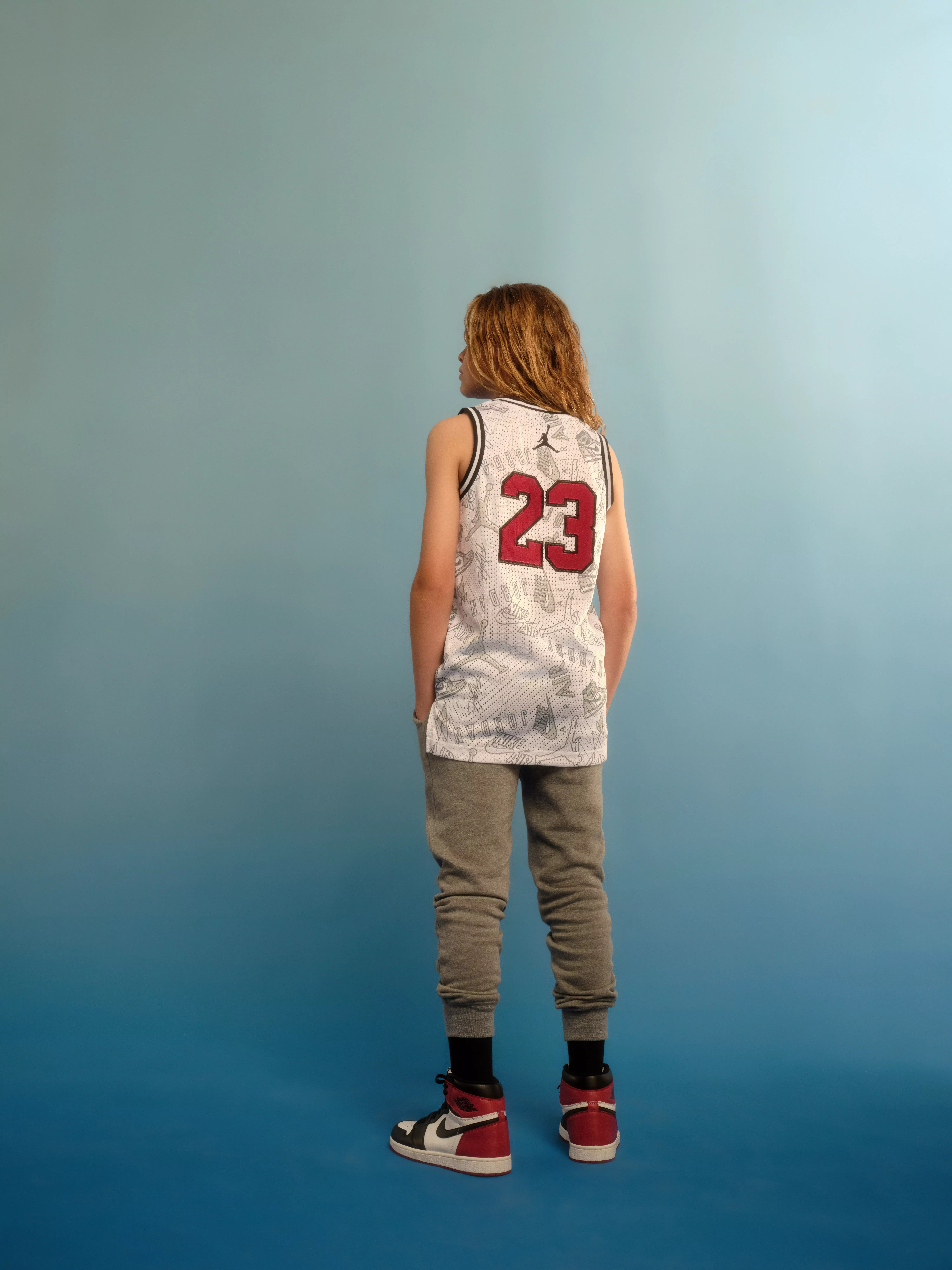 Jordan Big Boys' Essentials Pants - Grey - GREY