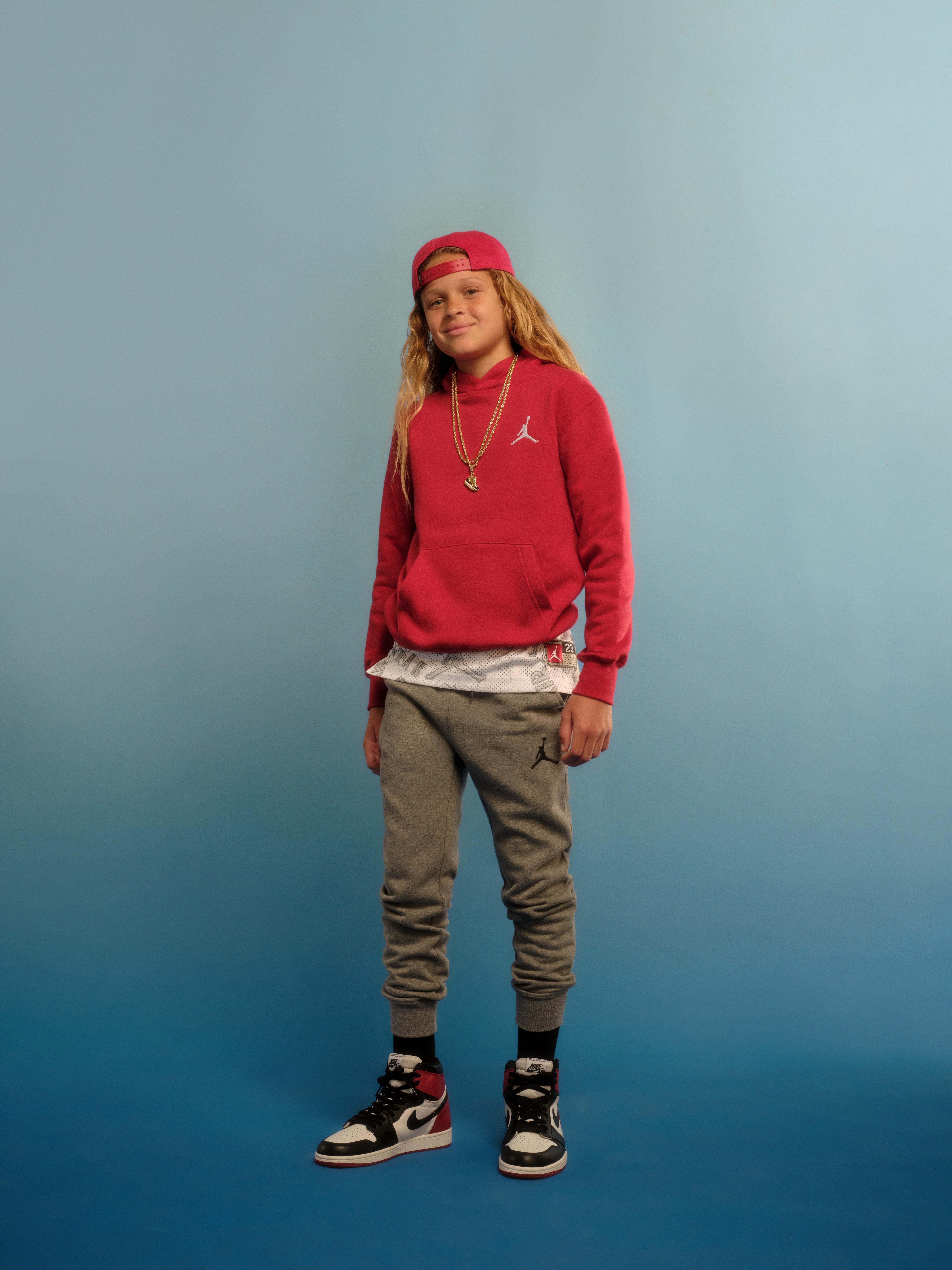 Jordan Essentials Big Boys' Grey Pants