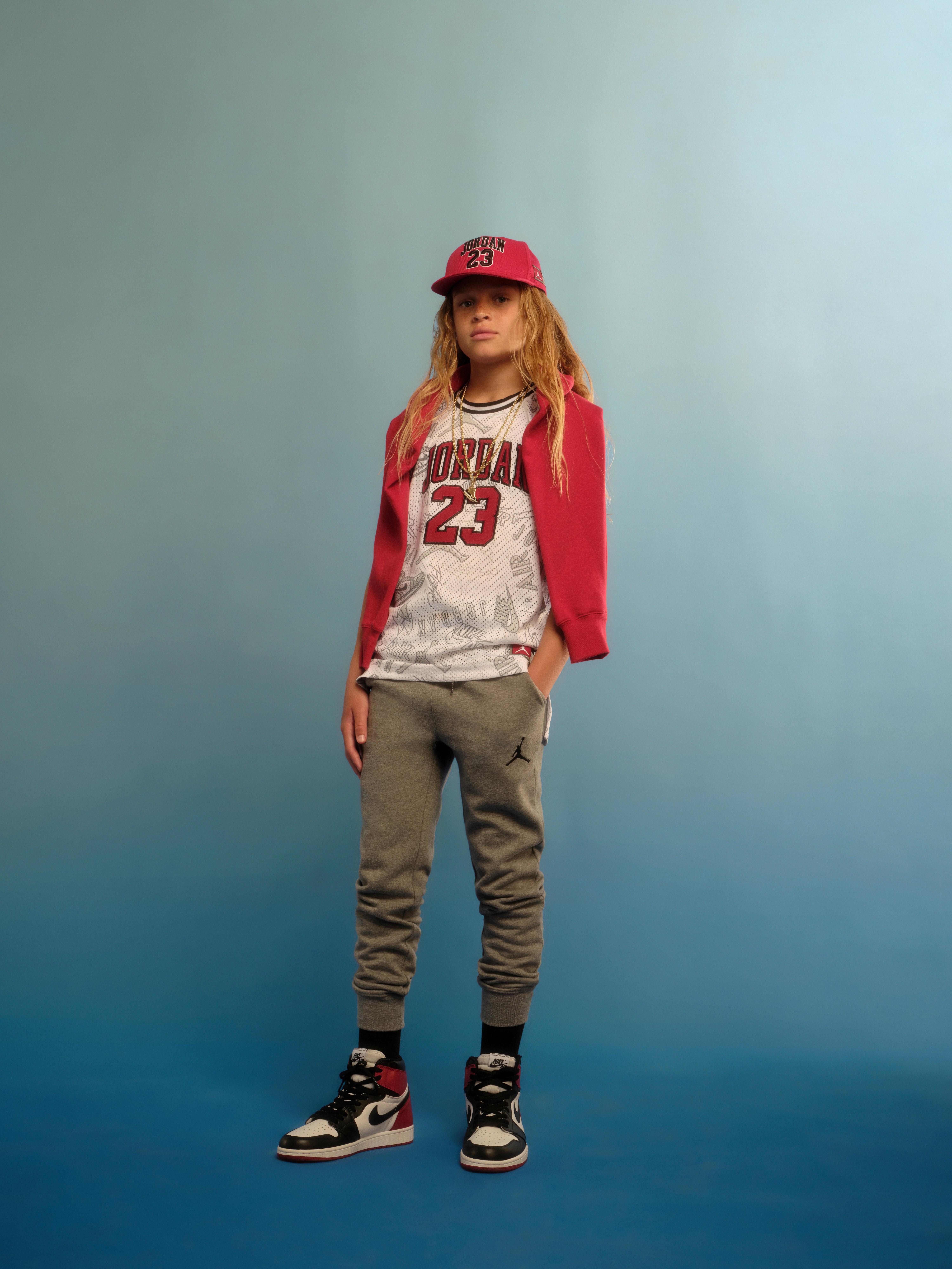 Jordan Essentials Big Boys' Grey Pants
