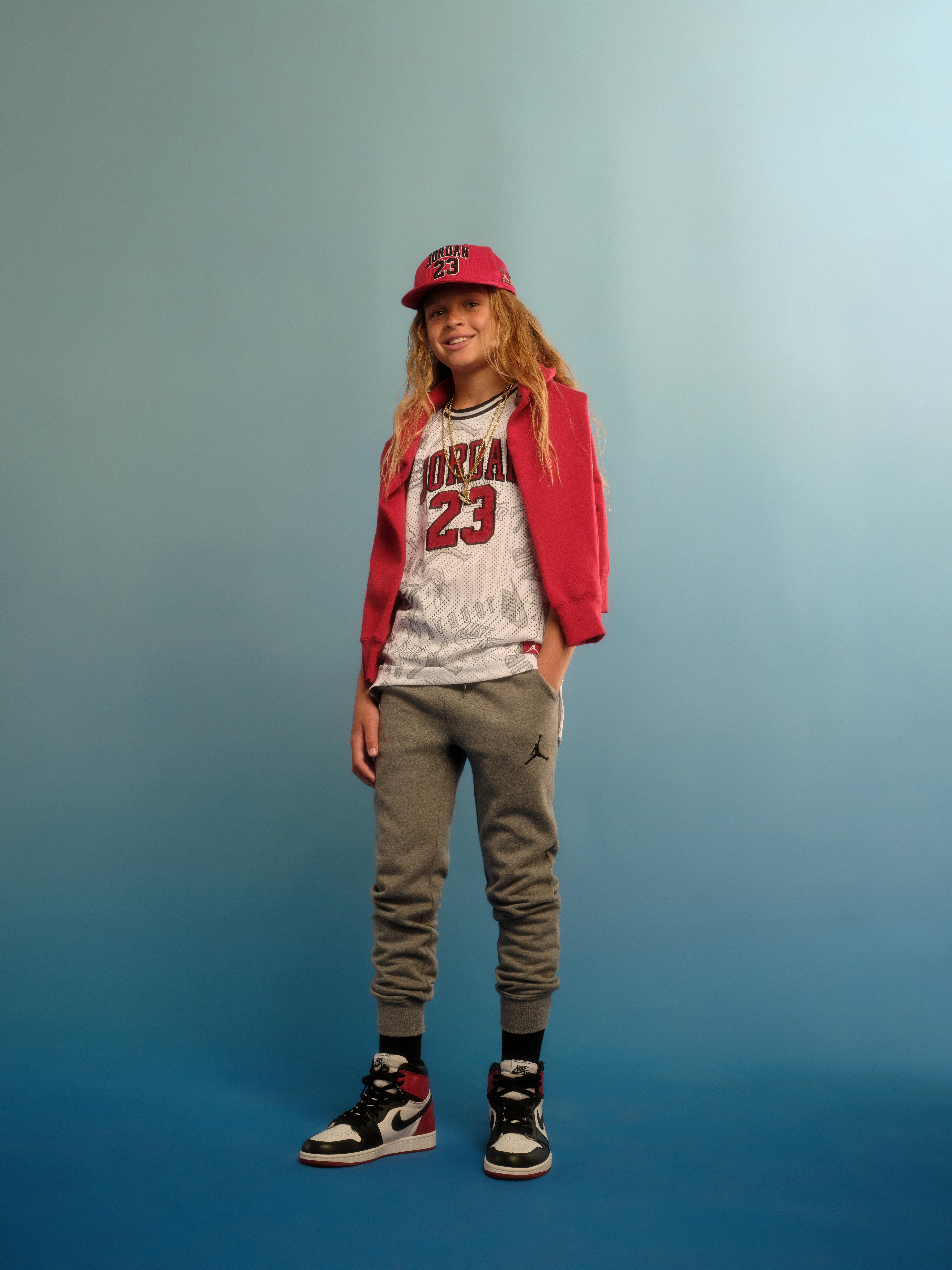 Jordan Essentials Big Boys' Grey Pants