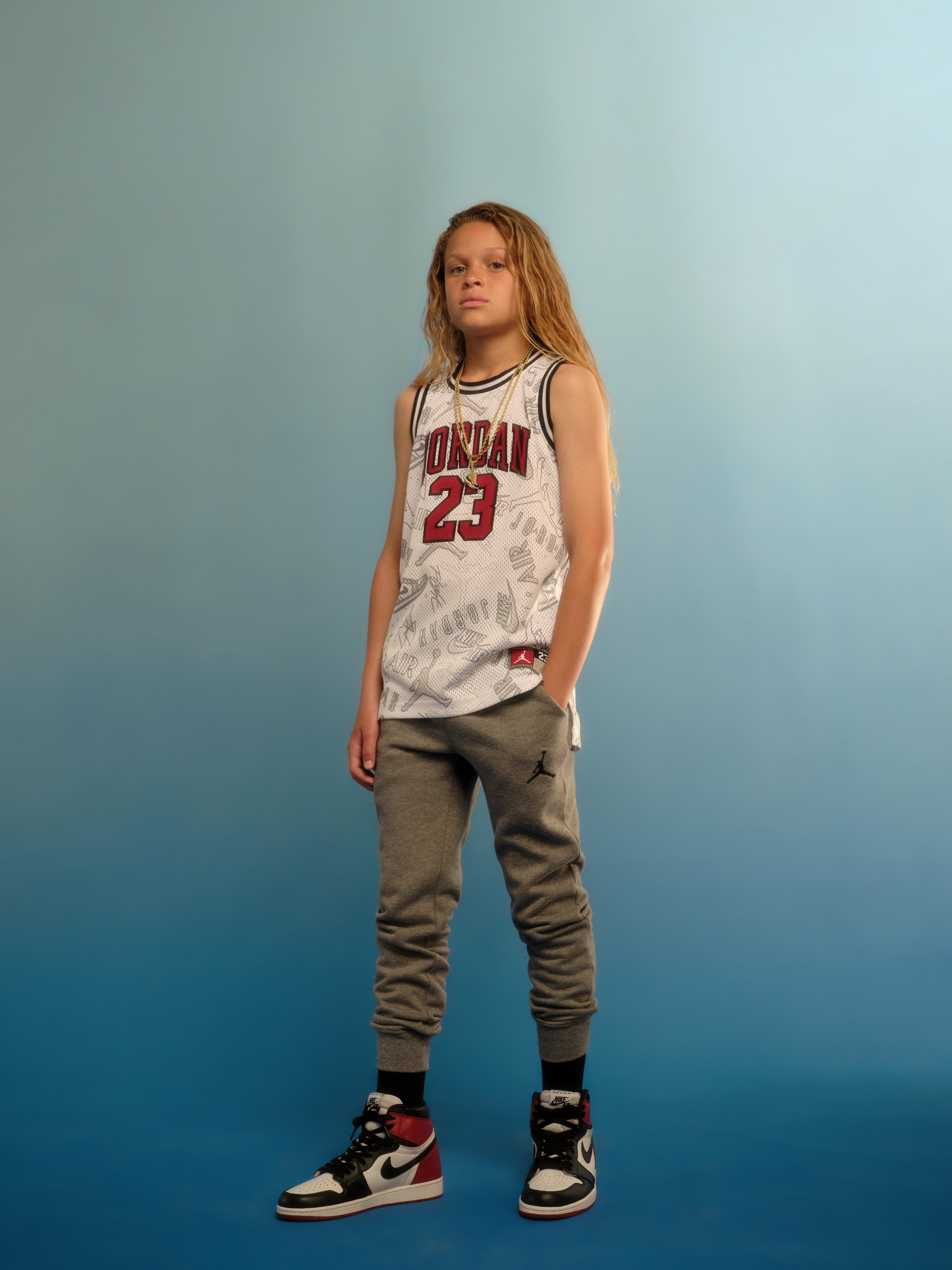 Jordan Essentials Big Boys' Grey Pants
