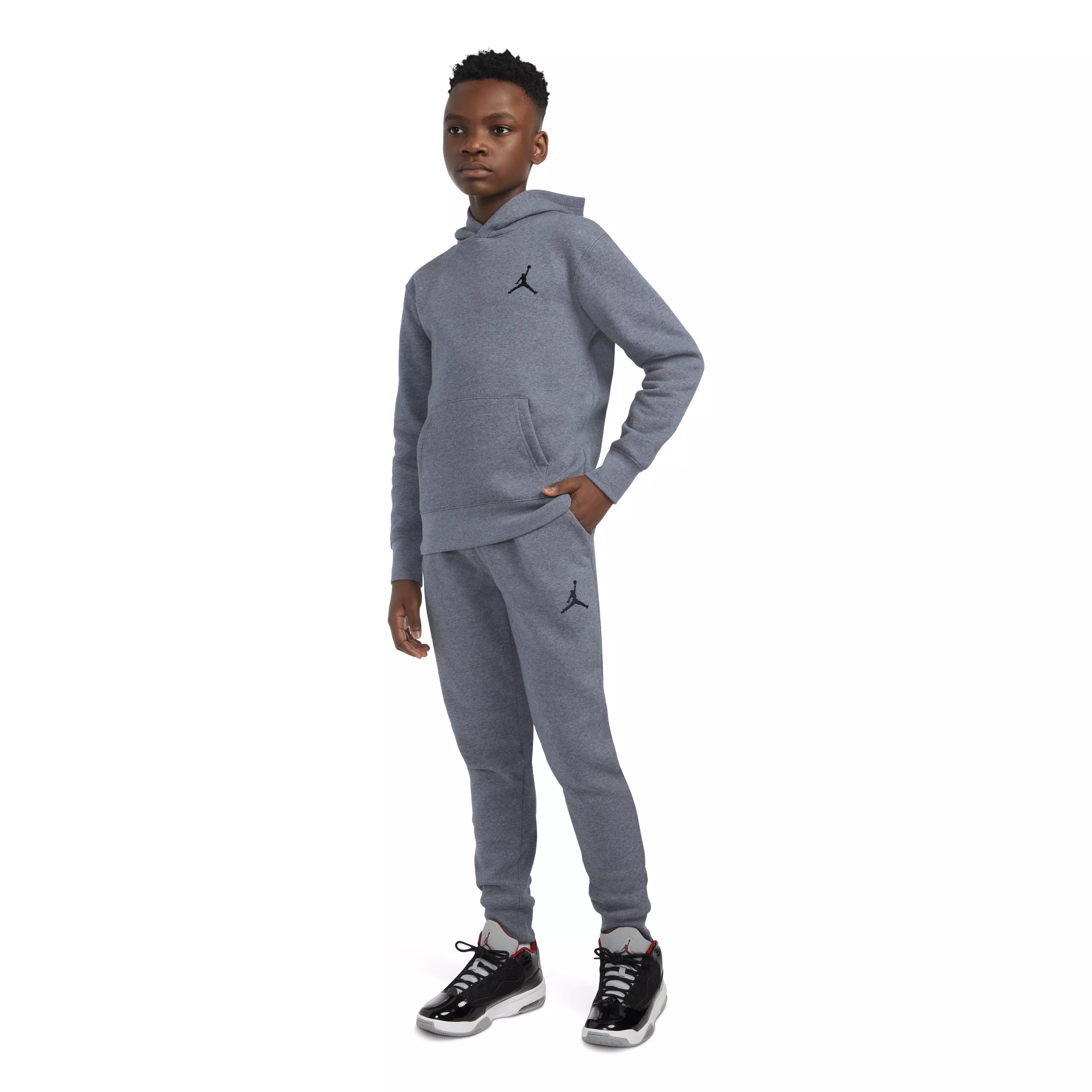 Jordan Big Boys' Essentials Pants - Grey - GREY