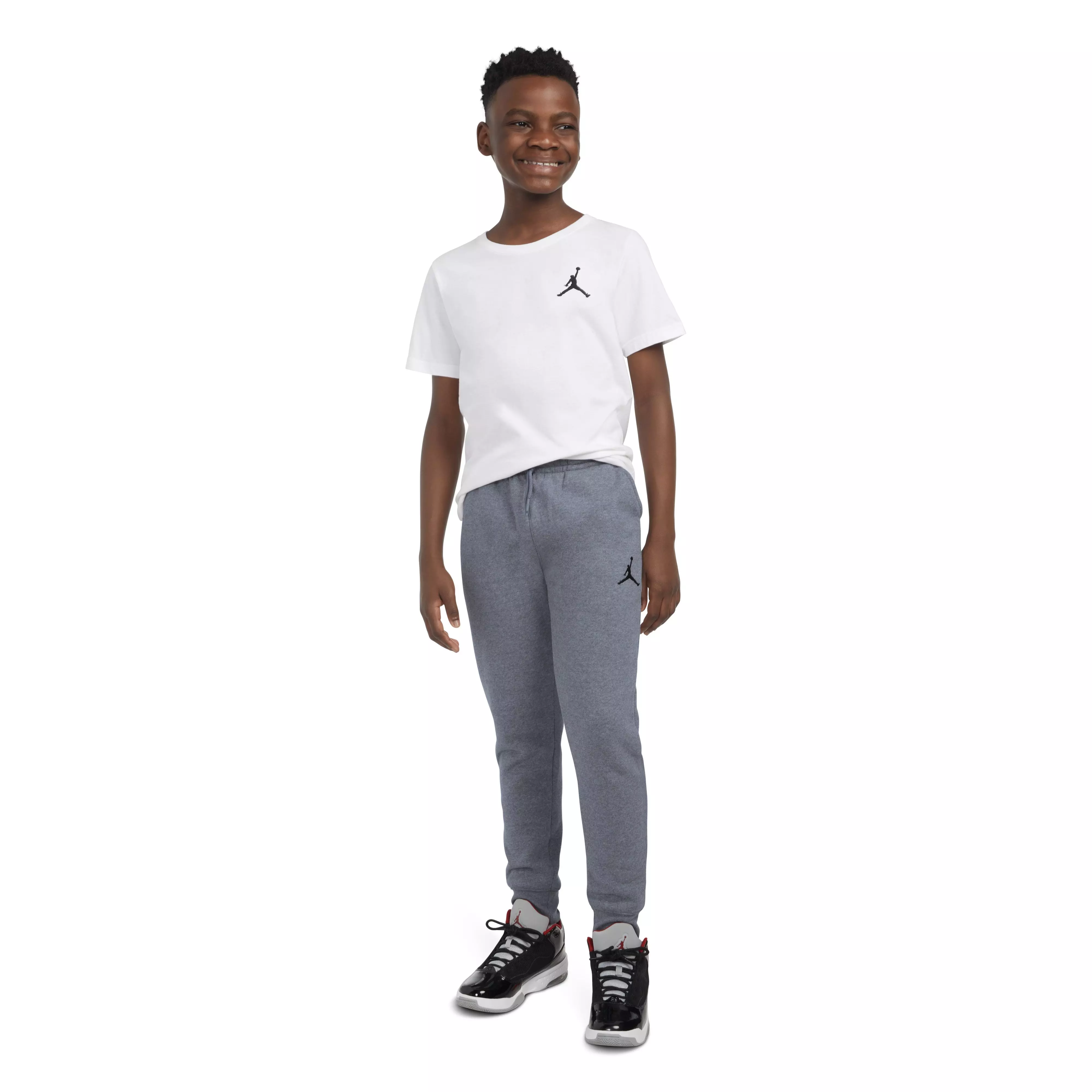 Jordan Big Boys' Essentials Pants - Grey - GREY
